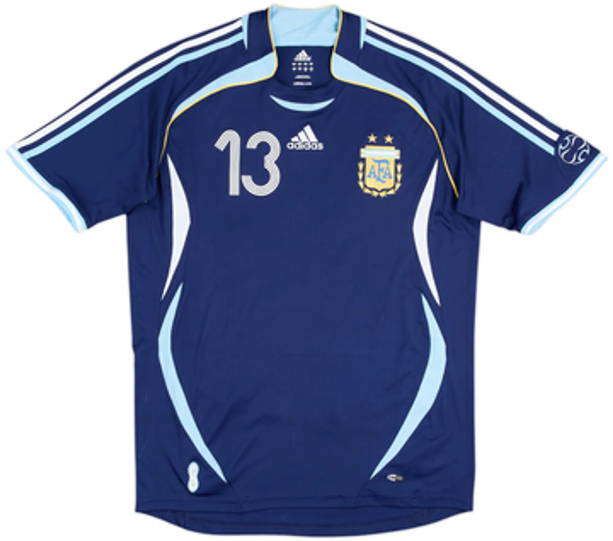 2006-07 Argentina Away Shirt Edel Joker #13 - 8/10 - (L)