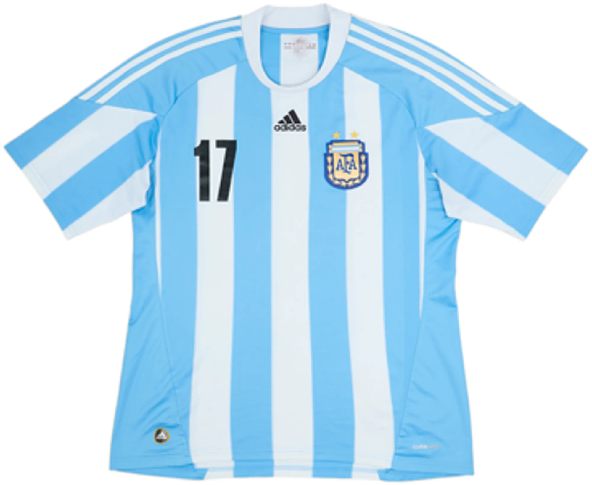 2010-11 Argentina Home Shirt Kuba #17 - 6/10 - (L)