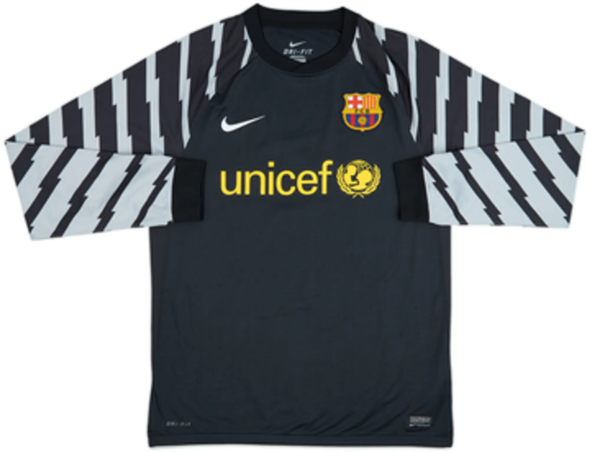 2010-11 Barcelona GK Shirt V.Valdes #1 - 6/10 - (M)