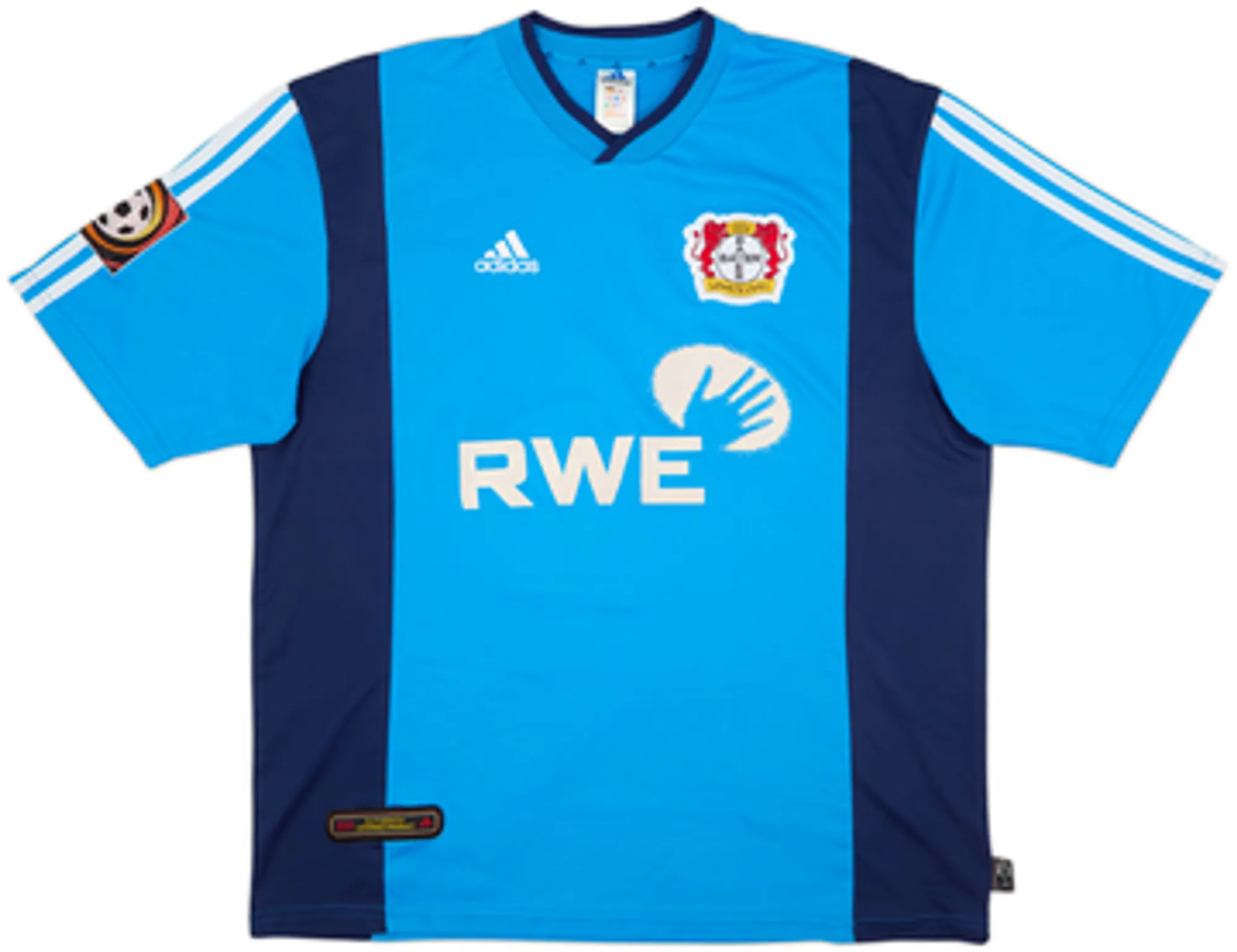 2001-03 Bayer Leverkusen Signed Away Shirt Nowotny #5 - 6/10 - (L)
