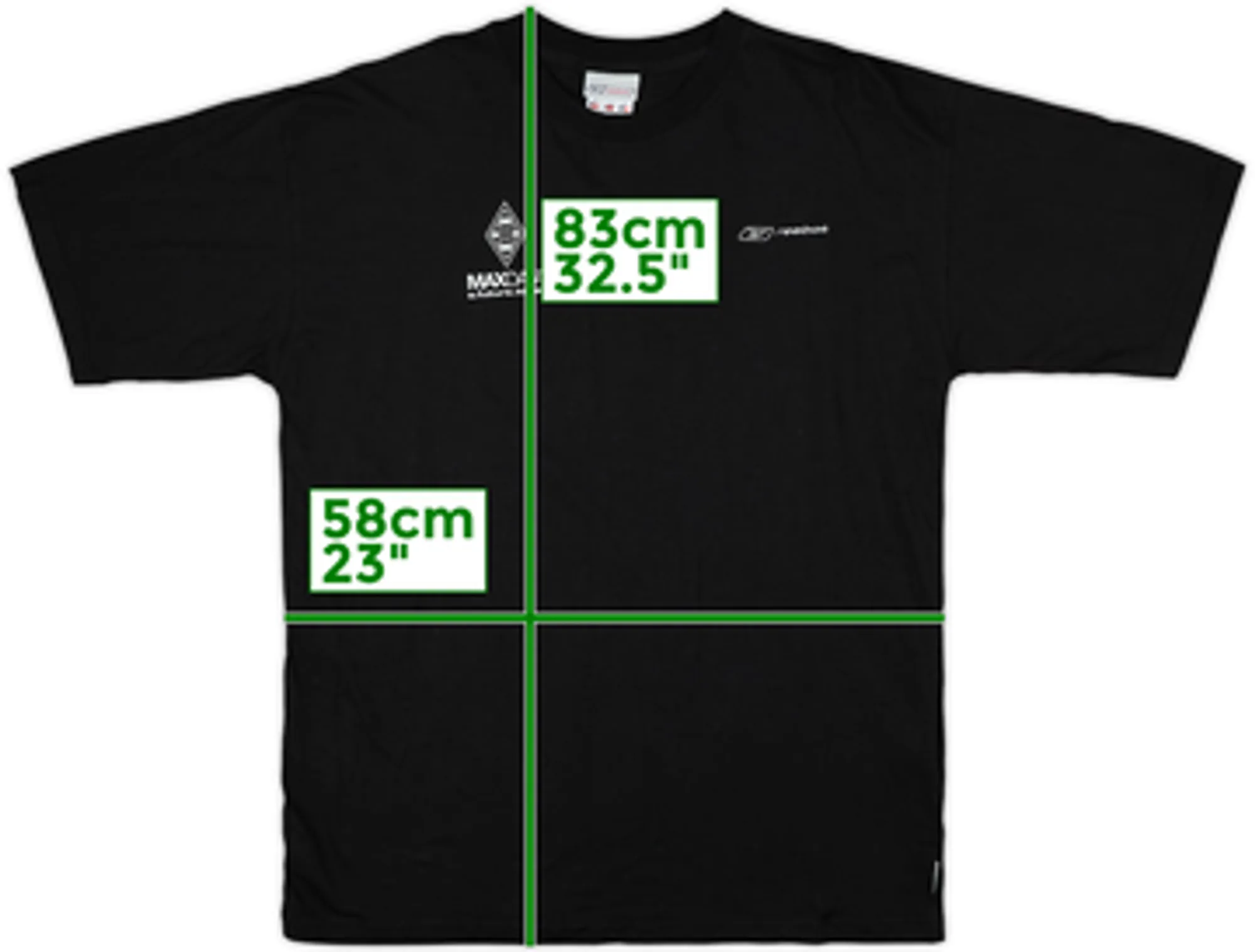 2001-02 Borussia Monchengladbach Reebok Cotton Tee - 9/10 - (XXL)