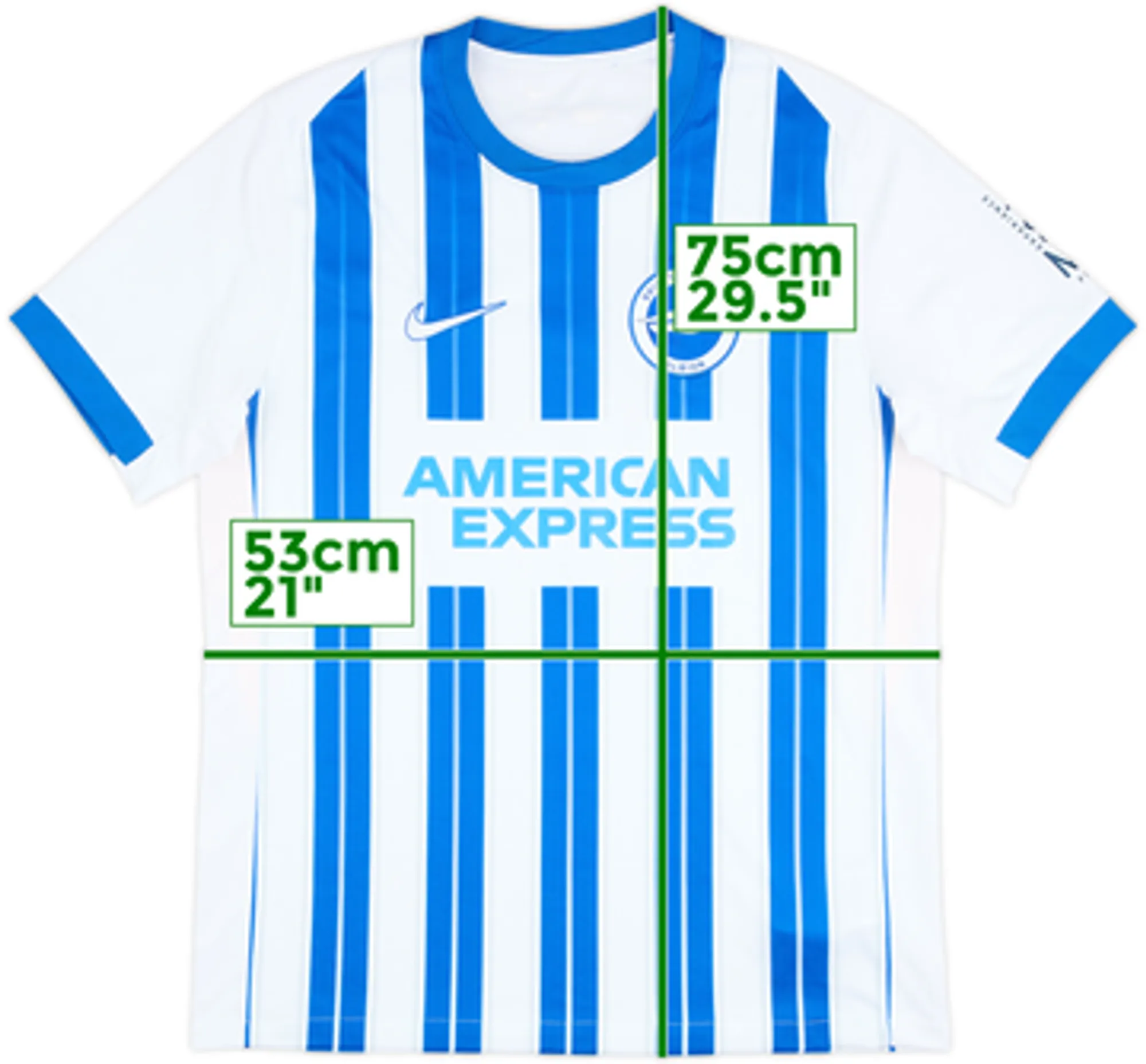 2024-25 Brighton Home Shirt - 8/10 - (L)