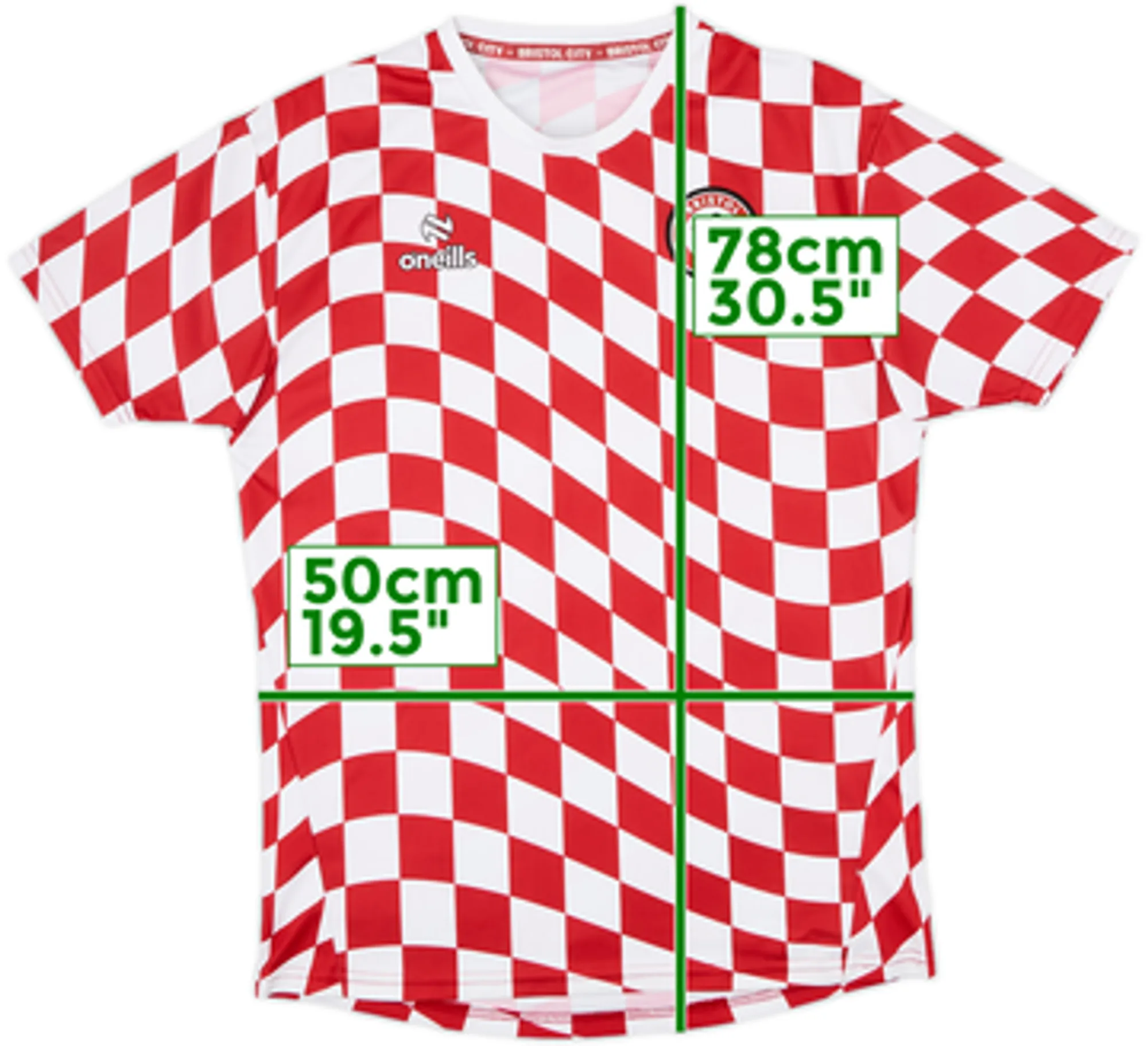 2024-25 Bristol City O'Neills Training Shirt - 8/10 - (M)