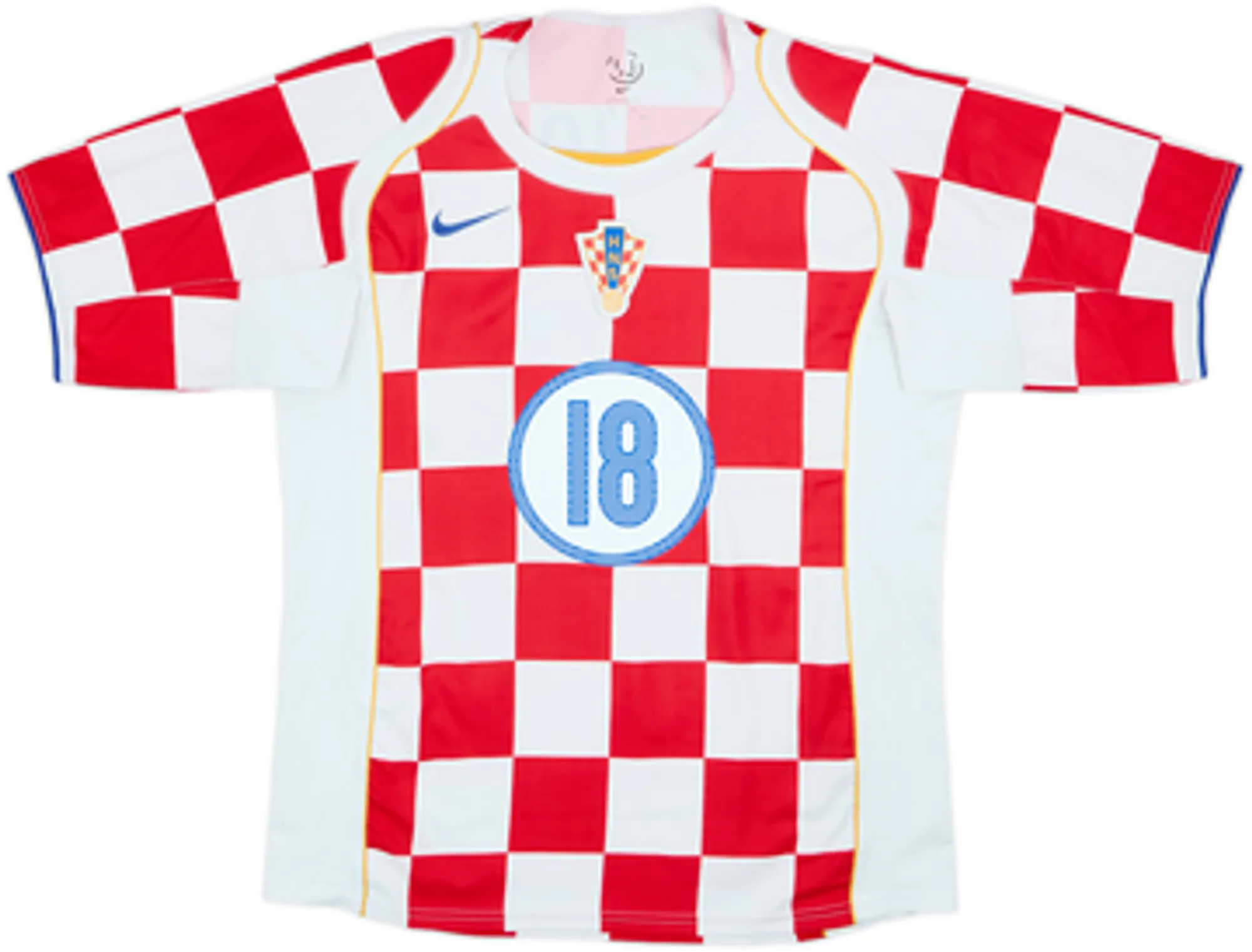 2004-06 Croatia Home Shirt Olic #18 - 8/10 - (M)
