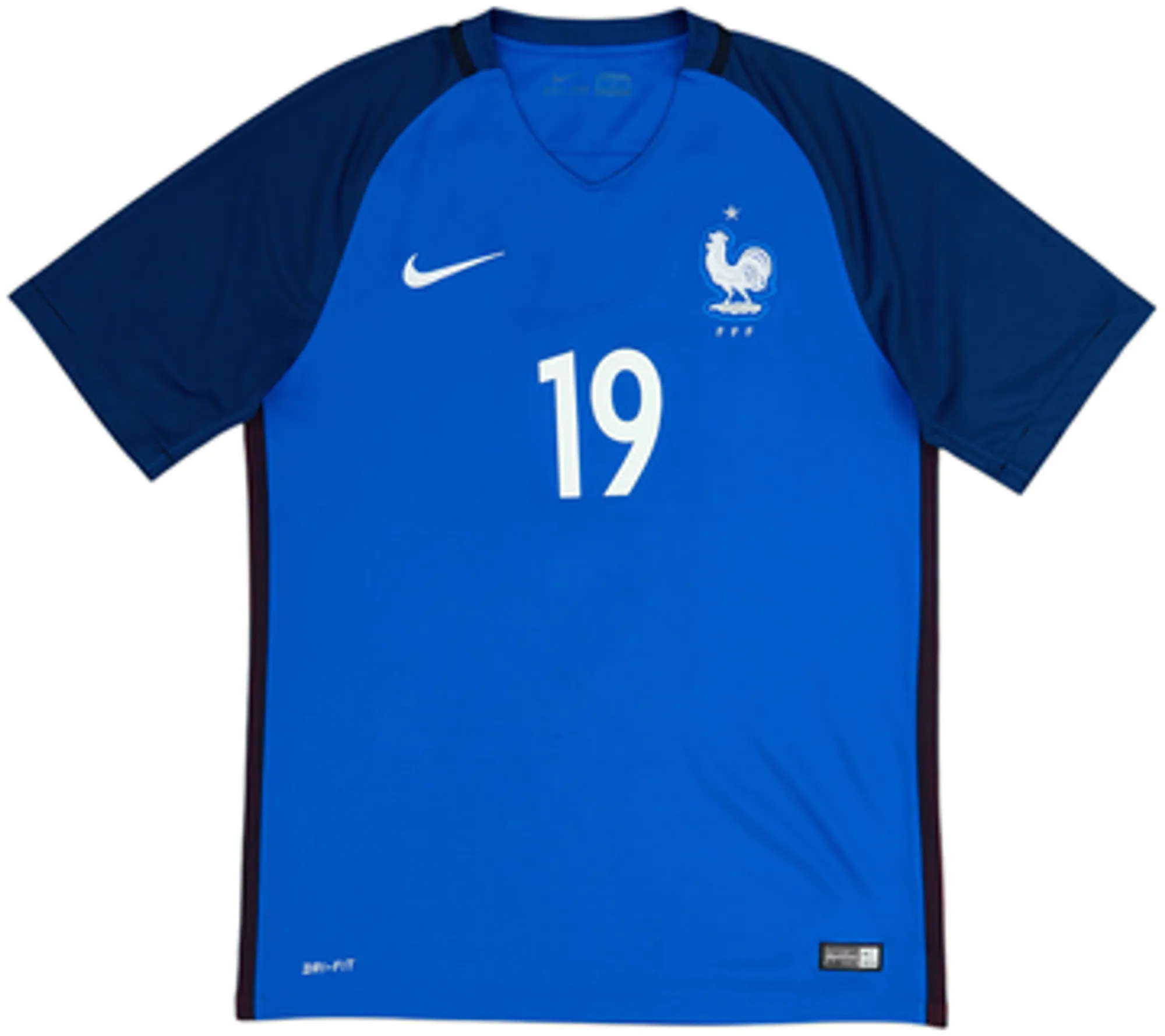 2016-17 France Home Shirt Pogba #19 - 5/10 - (M)
