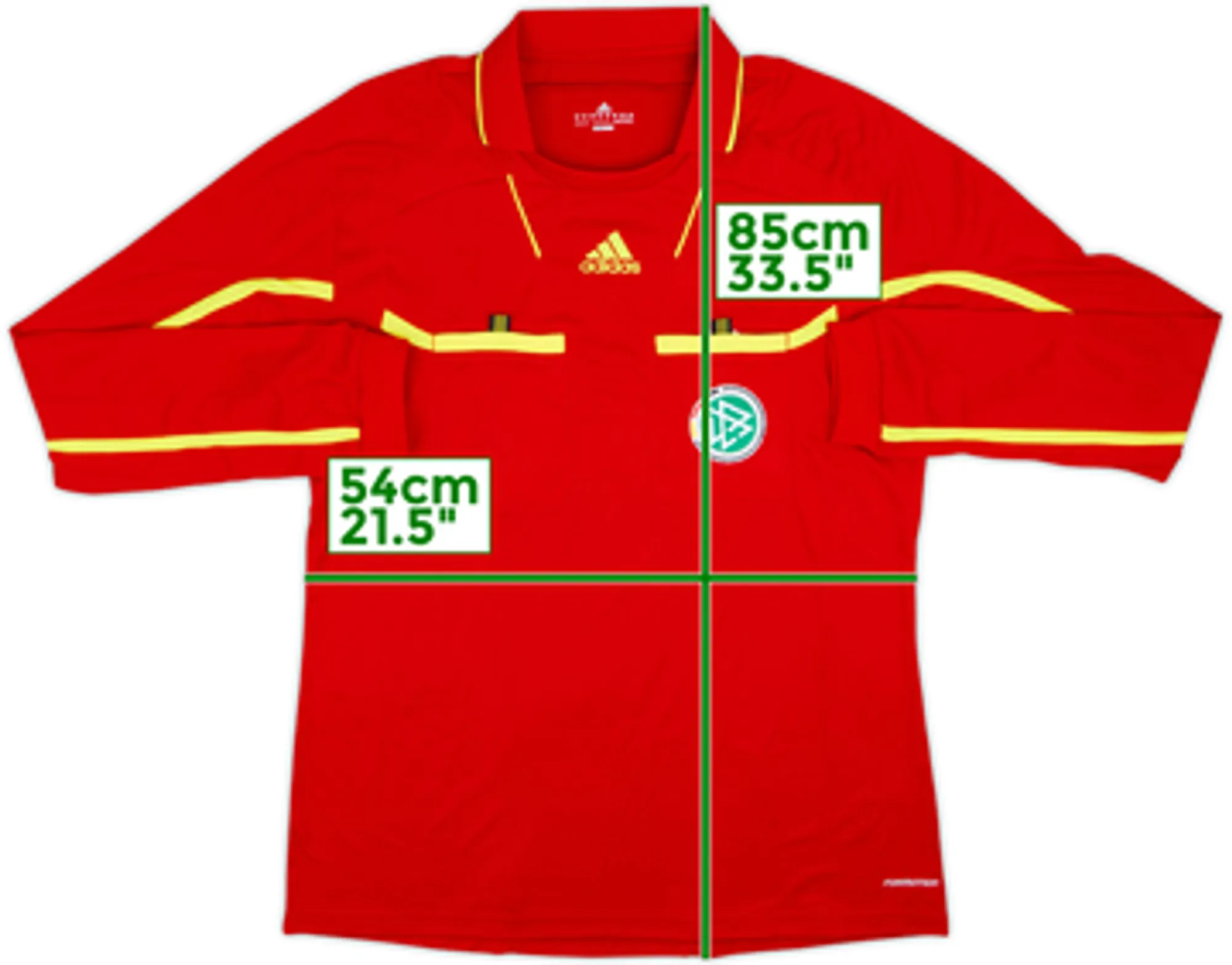 2010-11 Germany adidas Referee L/S Shirt - 9/10 - (XL)