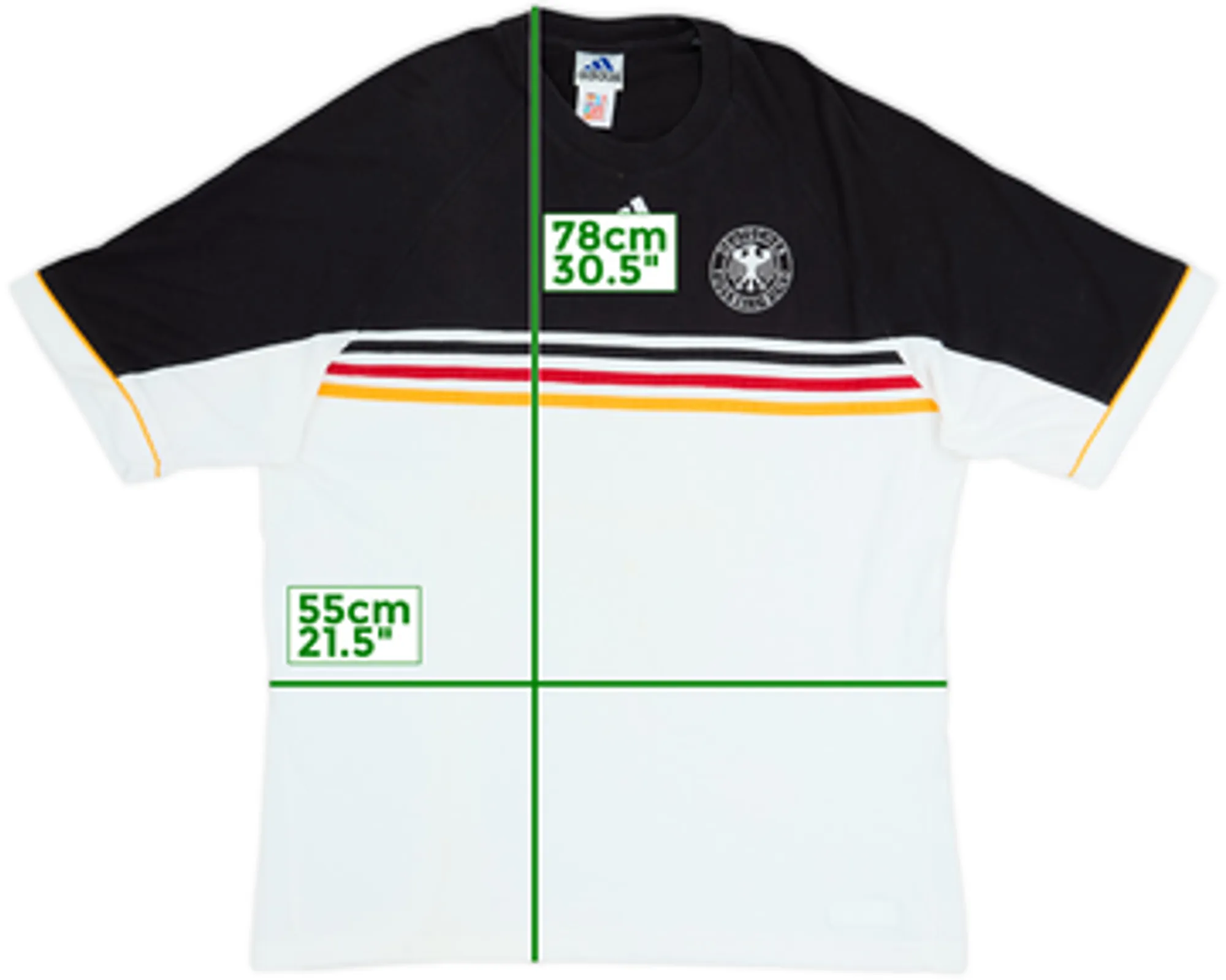 1998-00 Germany adidas Cotton Tee - 6/10 - (L/XL)