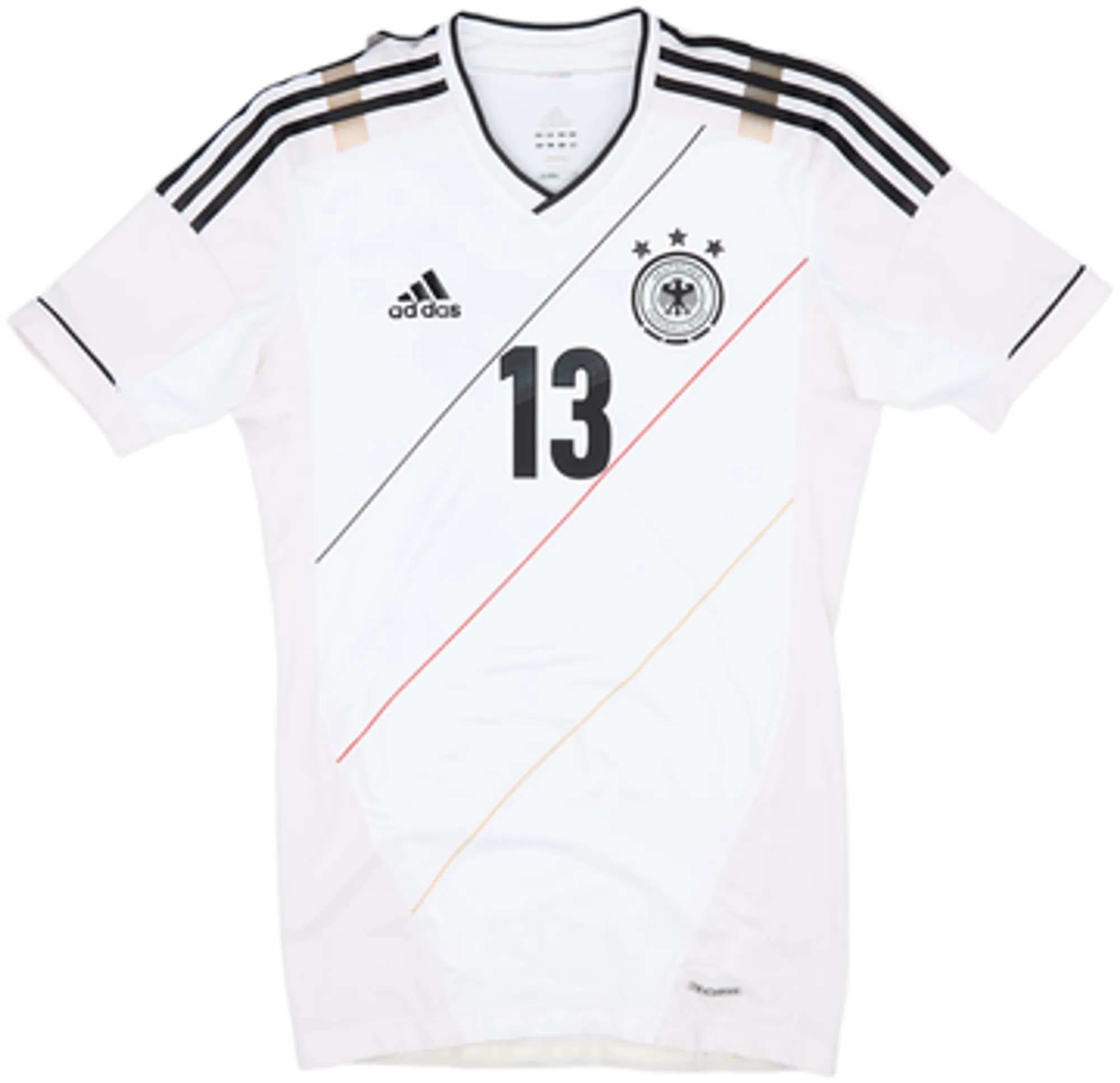 2012-13 Germany Player Issue Techfit Home Shirt Muller #13 - 5/10 - (L)