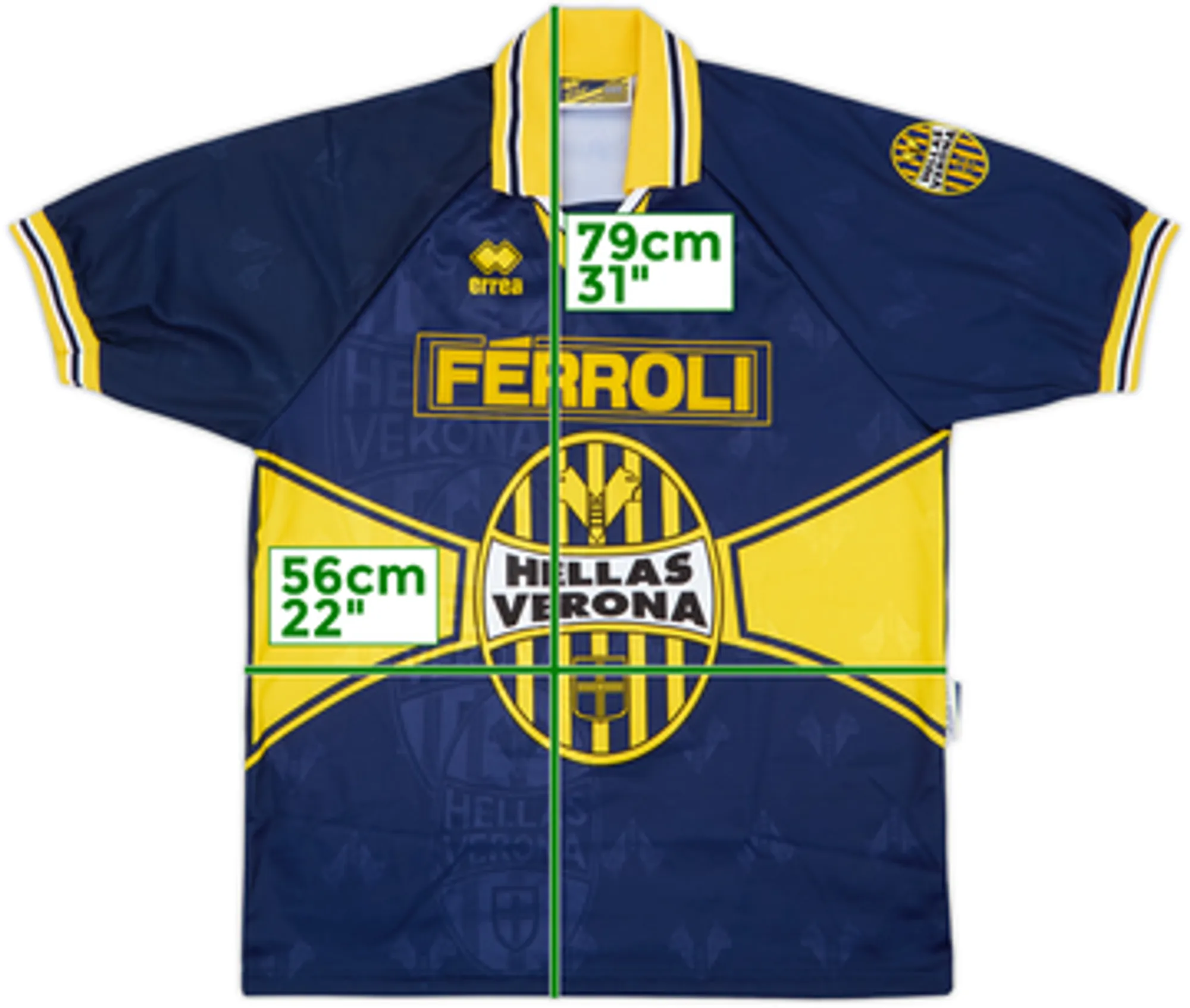 1996-97 Hellas Verona Home Shirt - 9/10 - (L)