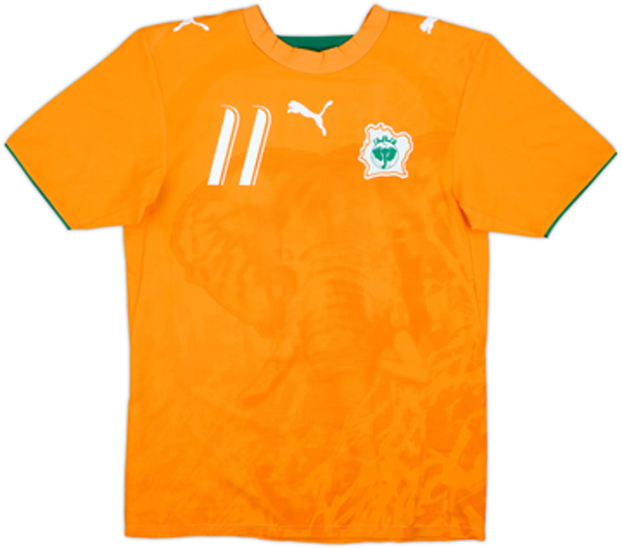 2006-07 Ivory Coast Home Shirt Drogba #11 - 10/10 - (XS)