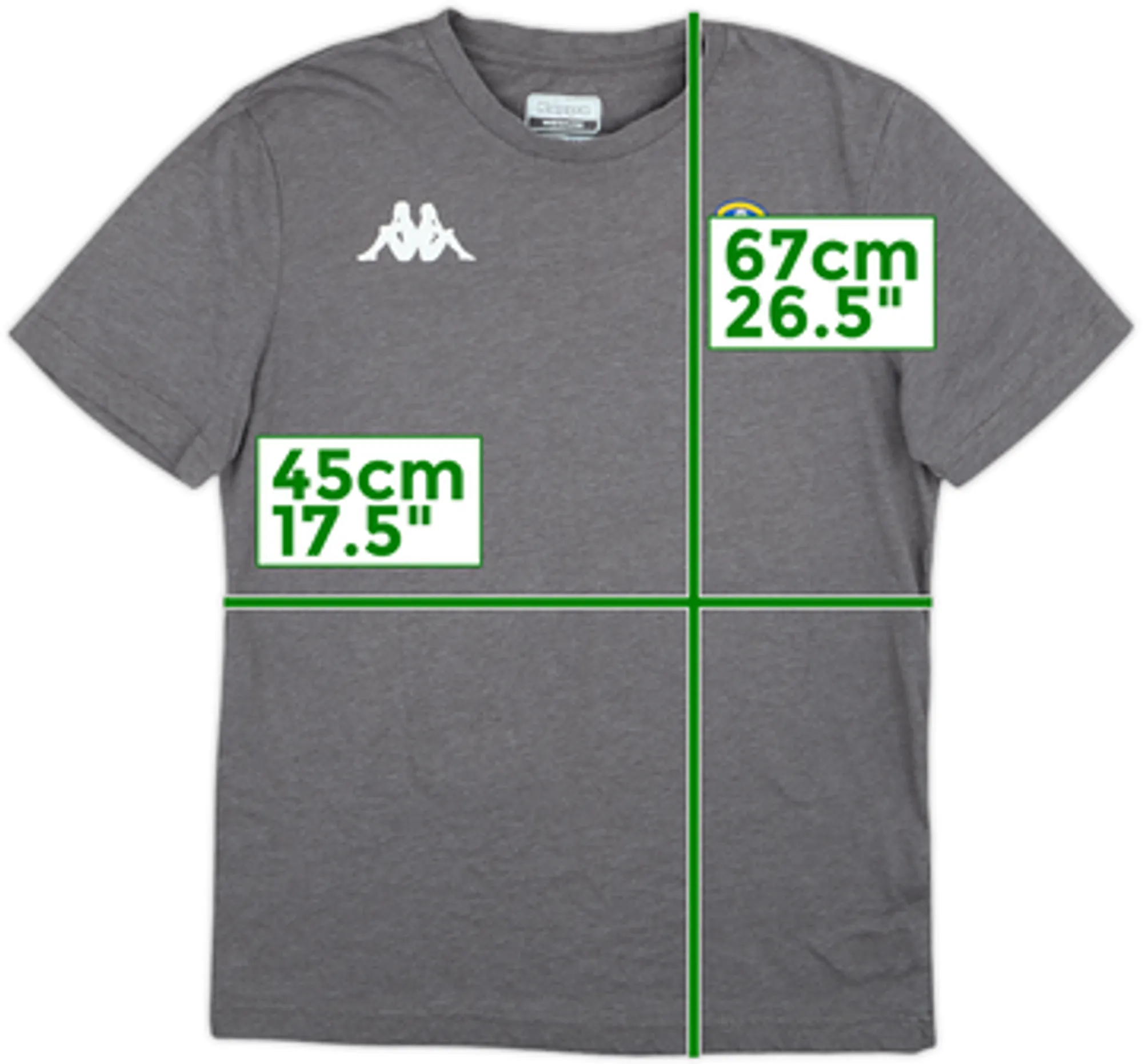 2019-20 Leeds United Kappa Cotton Tee - 9/10 - (S)
