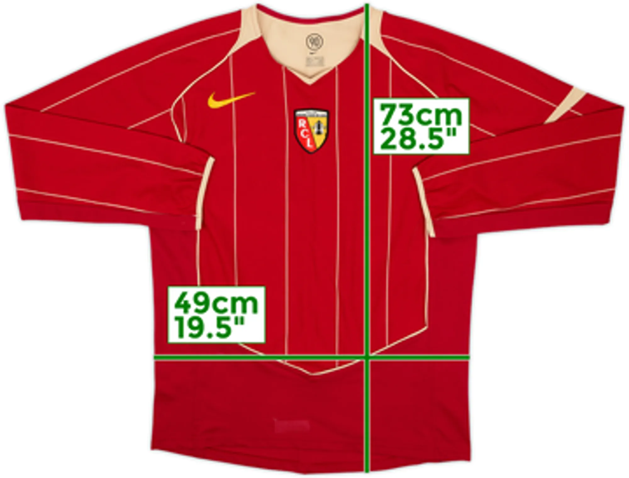 2004-05 Lens Player Issue Away L/S Shirt - 9/10 - (M)