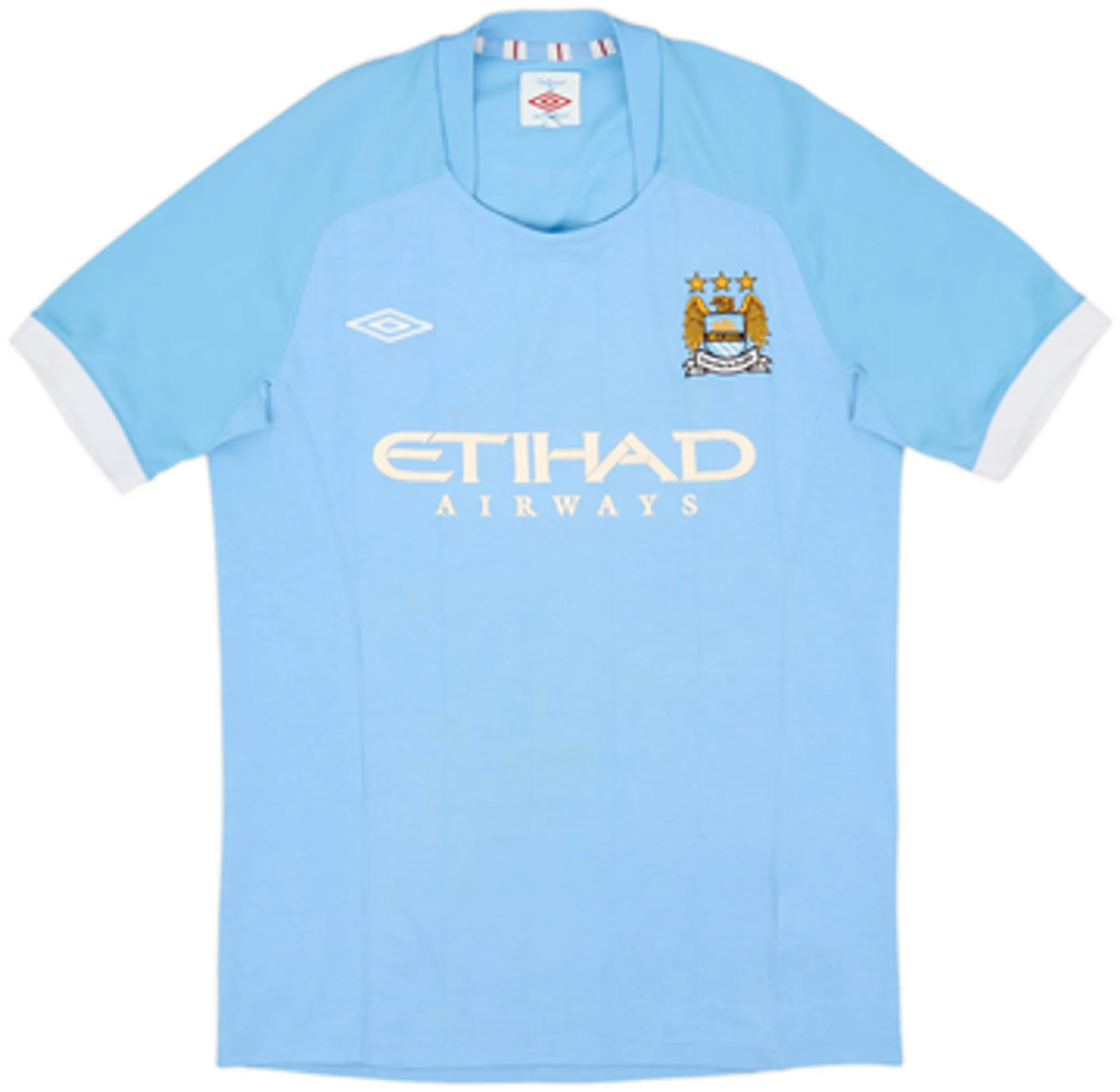 2010-11 Manchester City Home Shirt Tevez #32 - 5/10 - (XL.Boys)