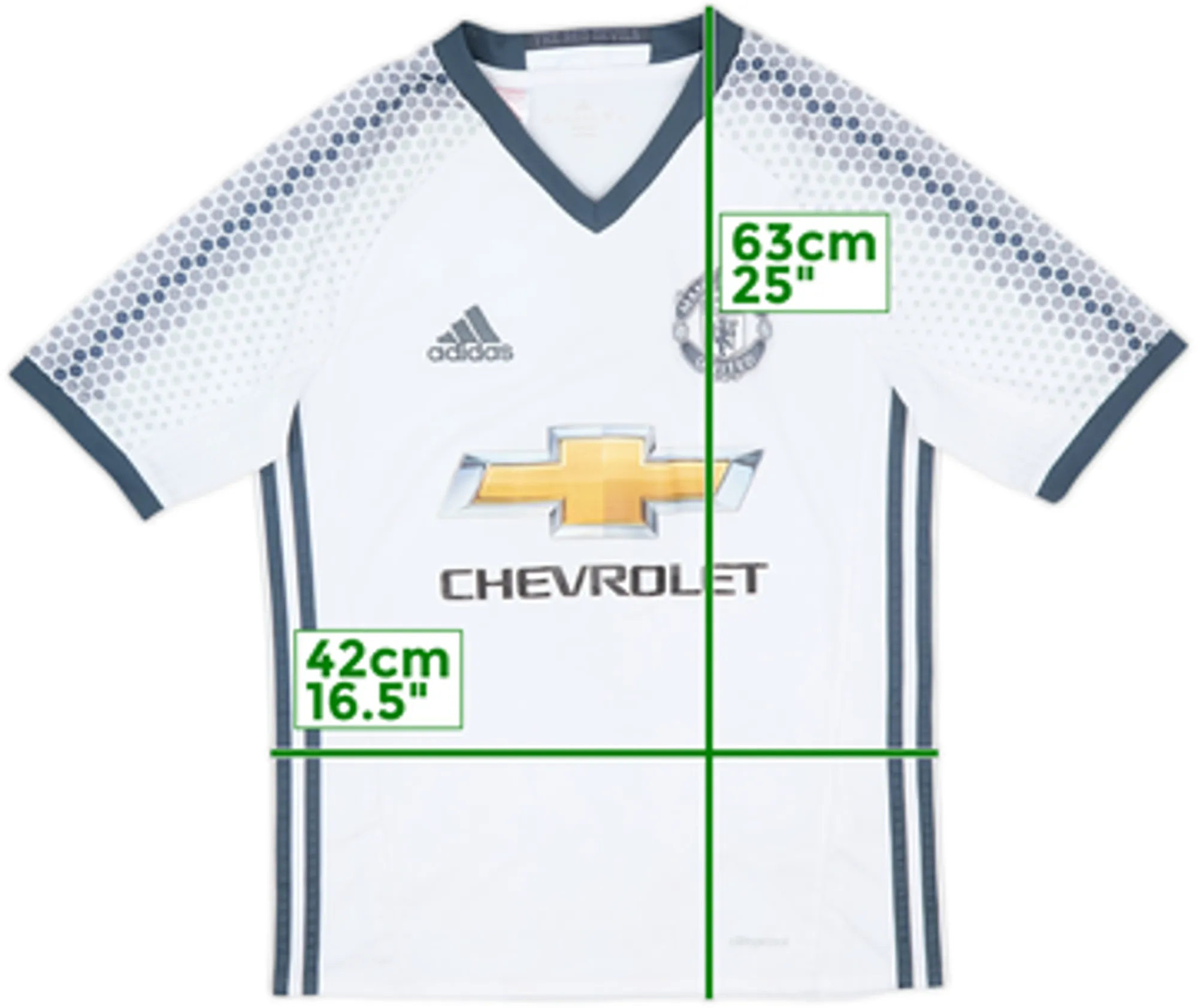 2016-17 Manchester United Third Shirt - 8/10 - (L.Boys)