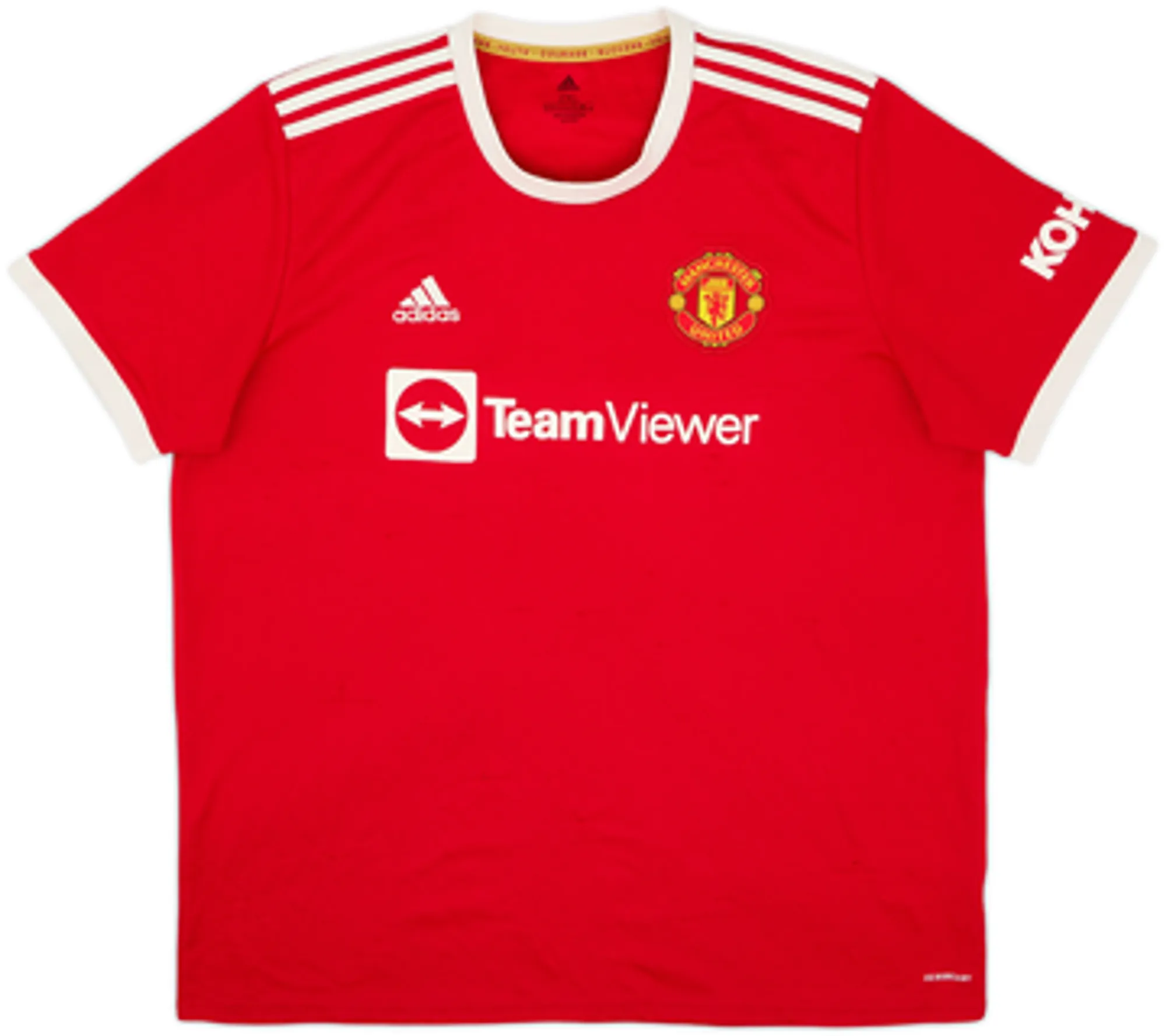 2021-22 Manchester United Home Shirt B.Fernandes #18 - 4/10 - (XXL)