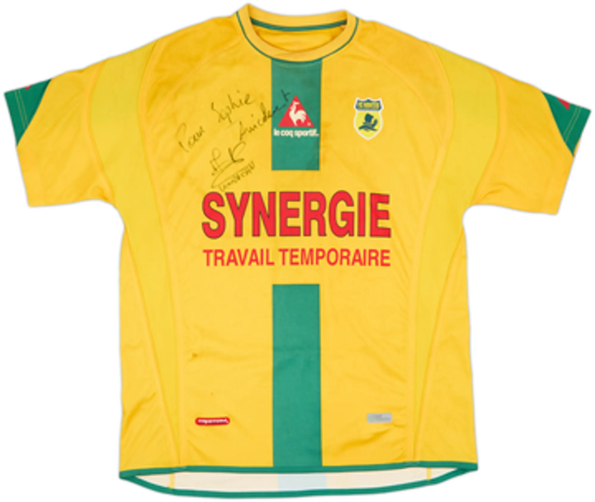 2004-05 Nantes Signed Home Shirt Landreau #1 - 5/10 - (L)