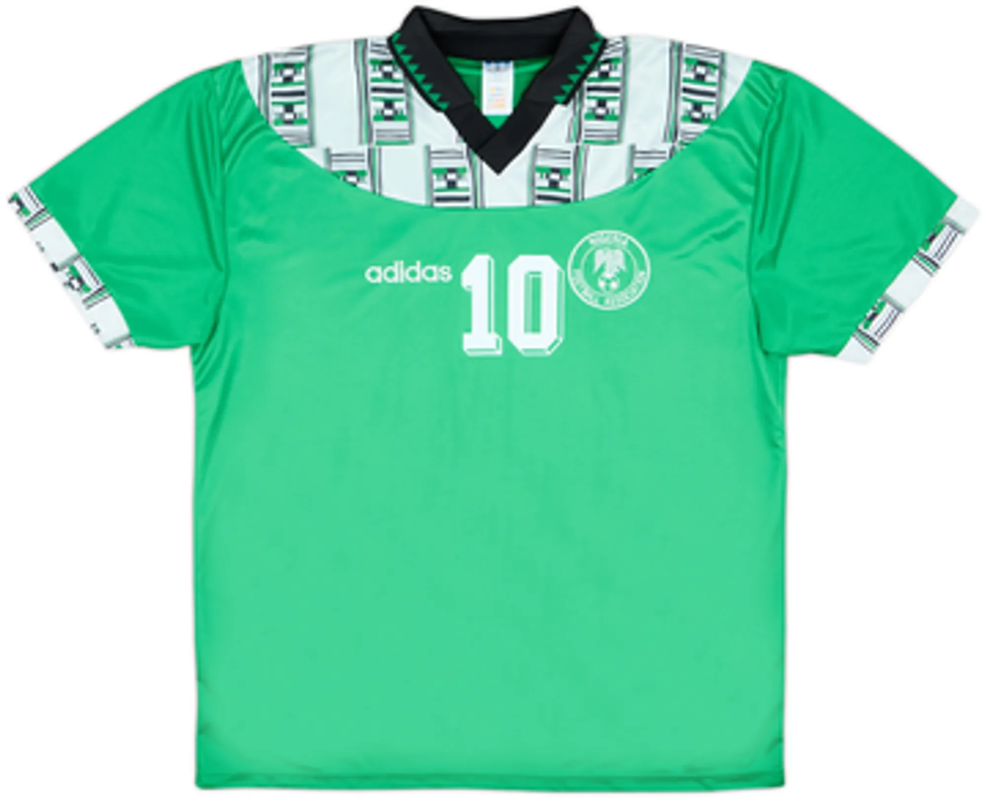 1994-95 Nigeria Home Shirt Okocha #10 - 6/10 - (XL)