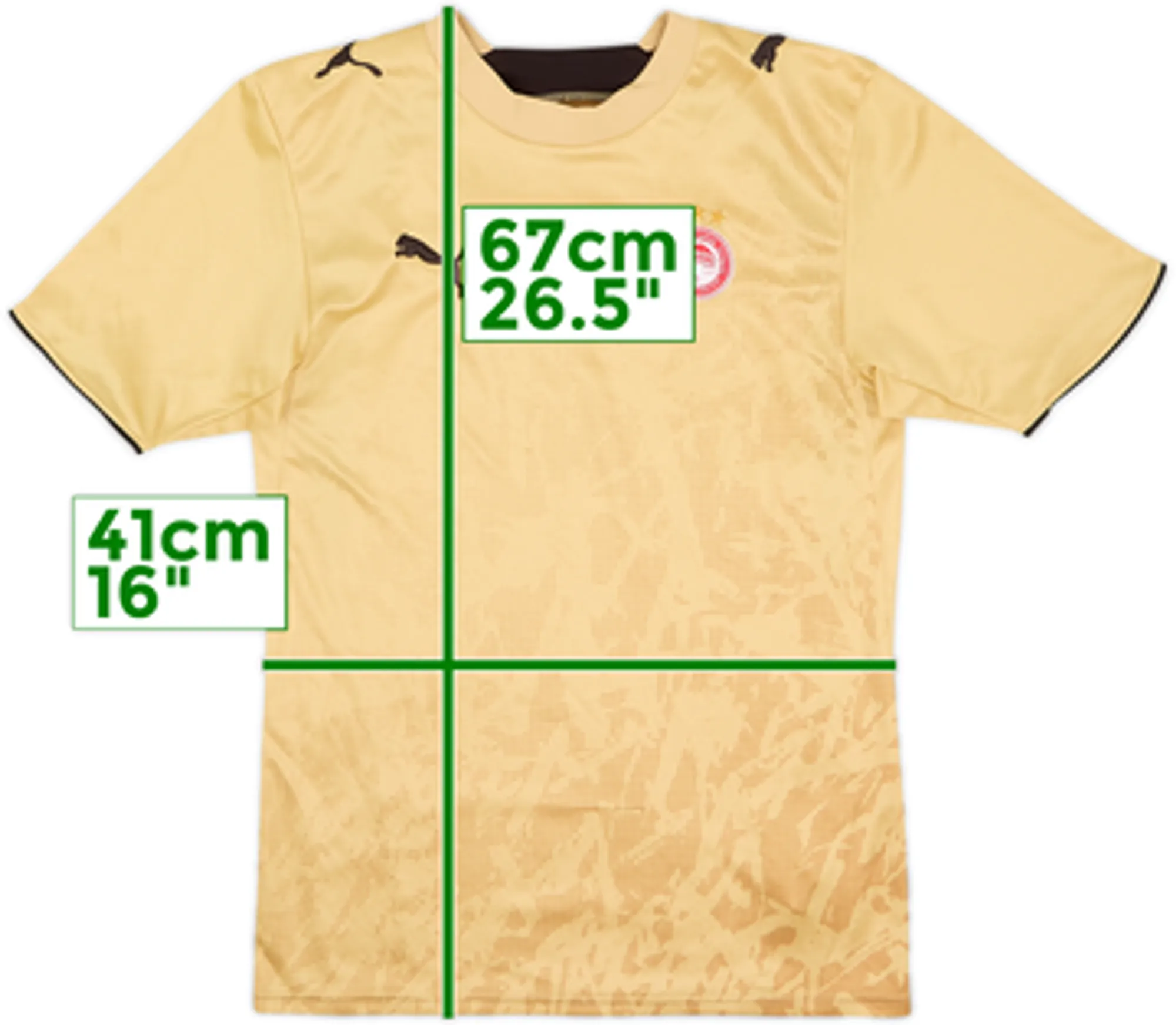 2006-07 Olympiakos Third Shirt - 8/10 - (XL.Boys)