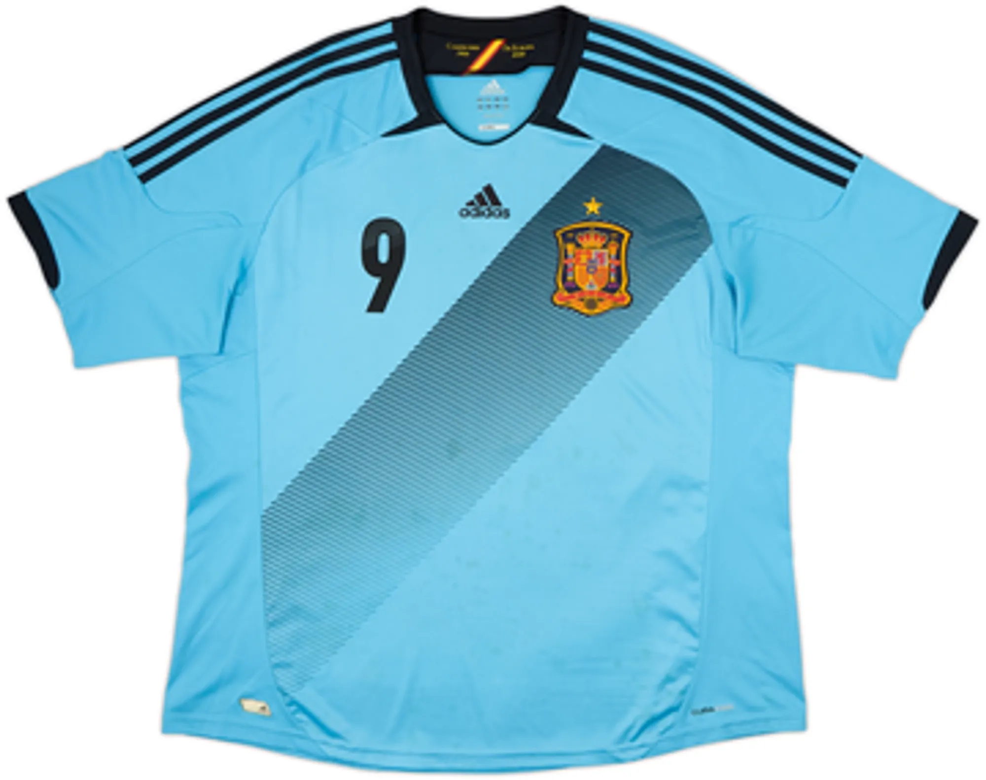 2012-14 Spain Away Shirt Torres #9 - 5/10 - (XXL)