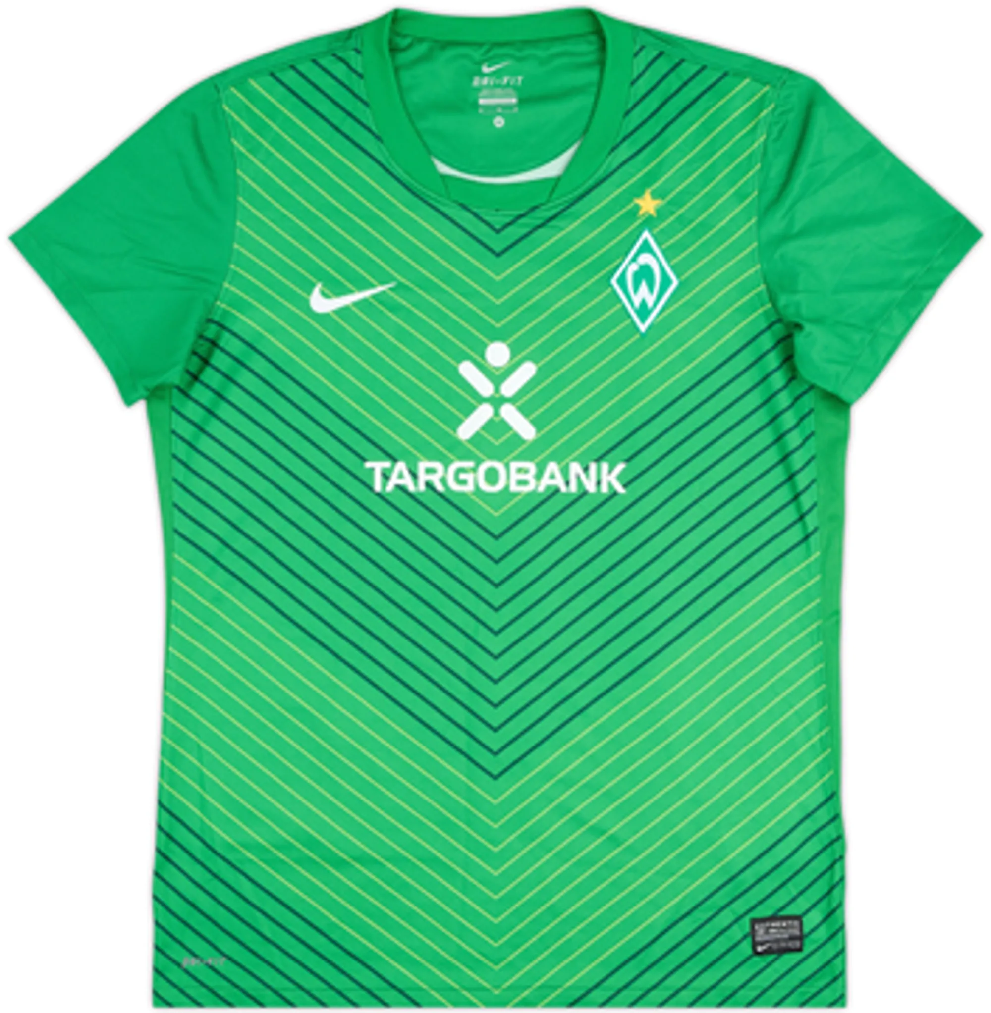 2011-12 Werder Bremen Signed Home Shirt Arnautovic #7 - 7/10 - (Women's M)