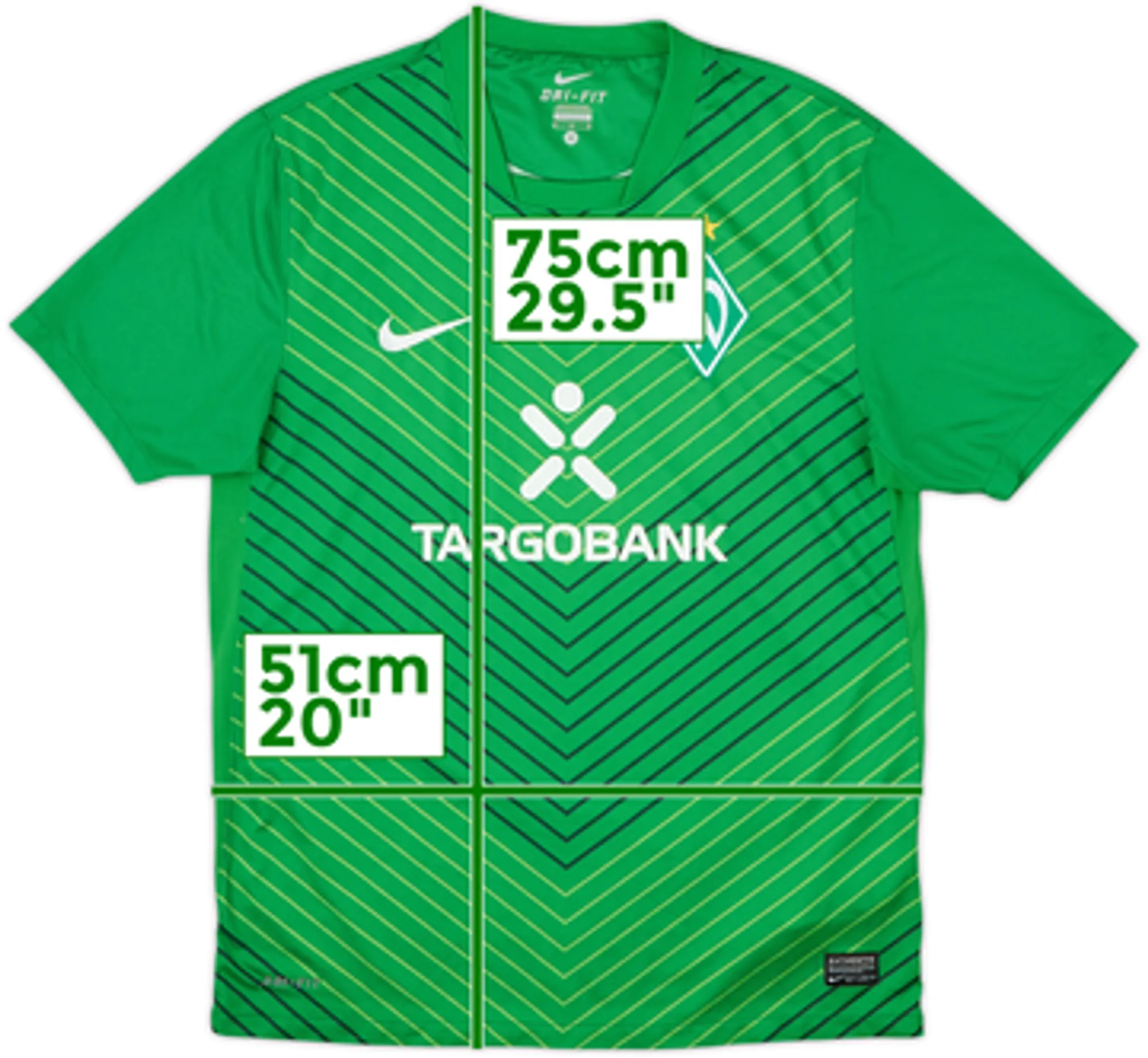 2011-12 Werder Bremen Home Shirt - 8/10 - (M)