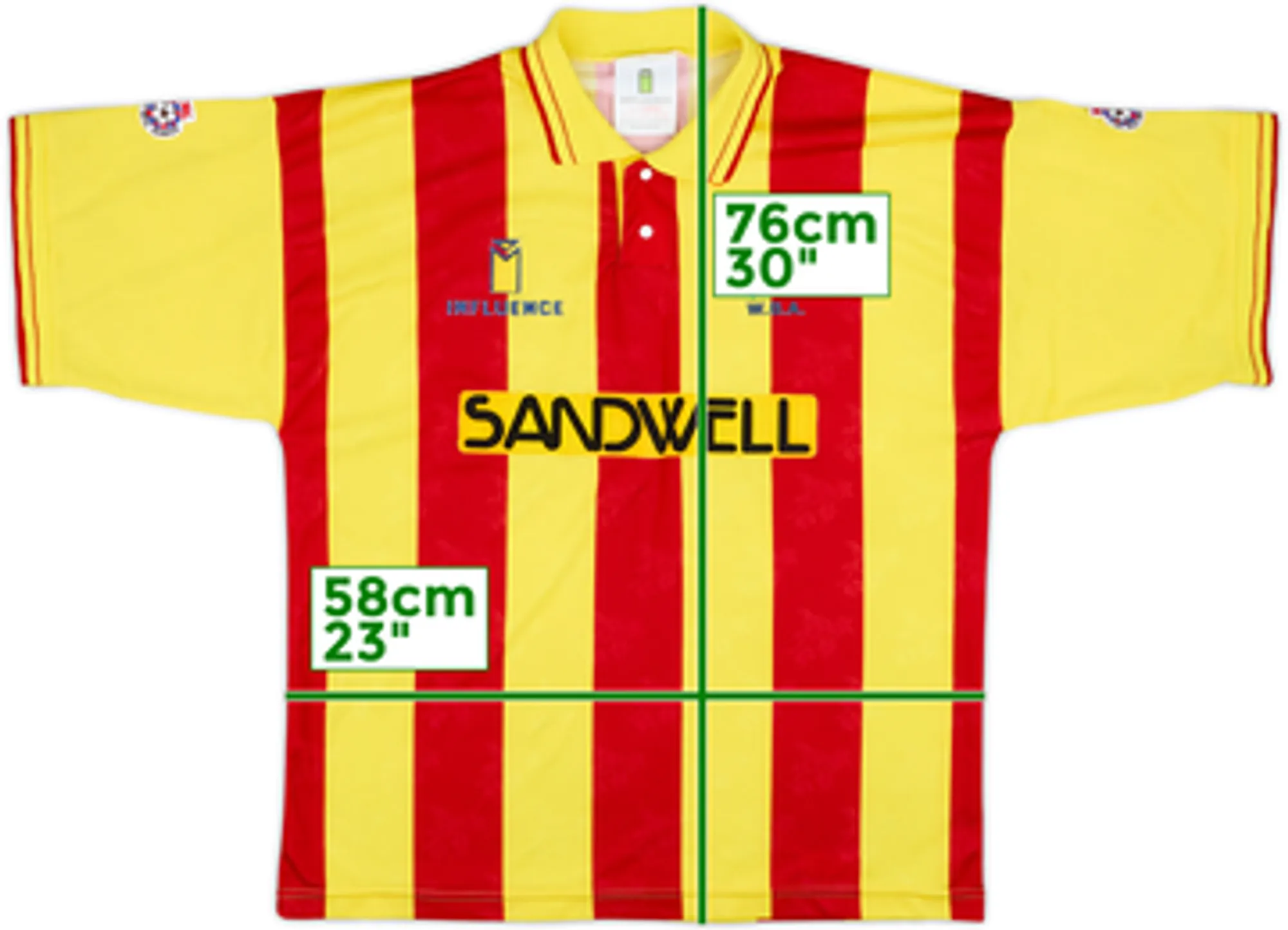 1991-92 West Brom Away Shirt - 7/10 - (L)