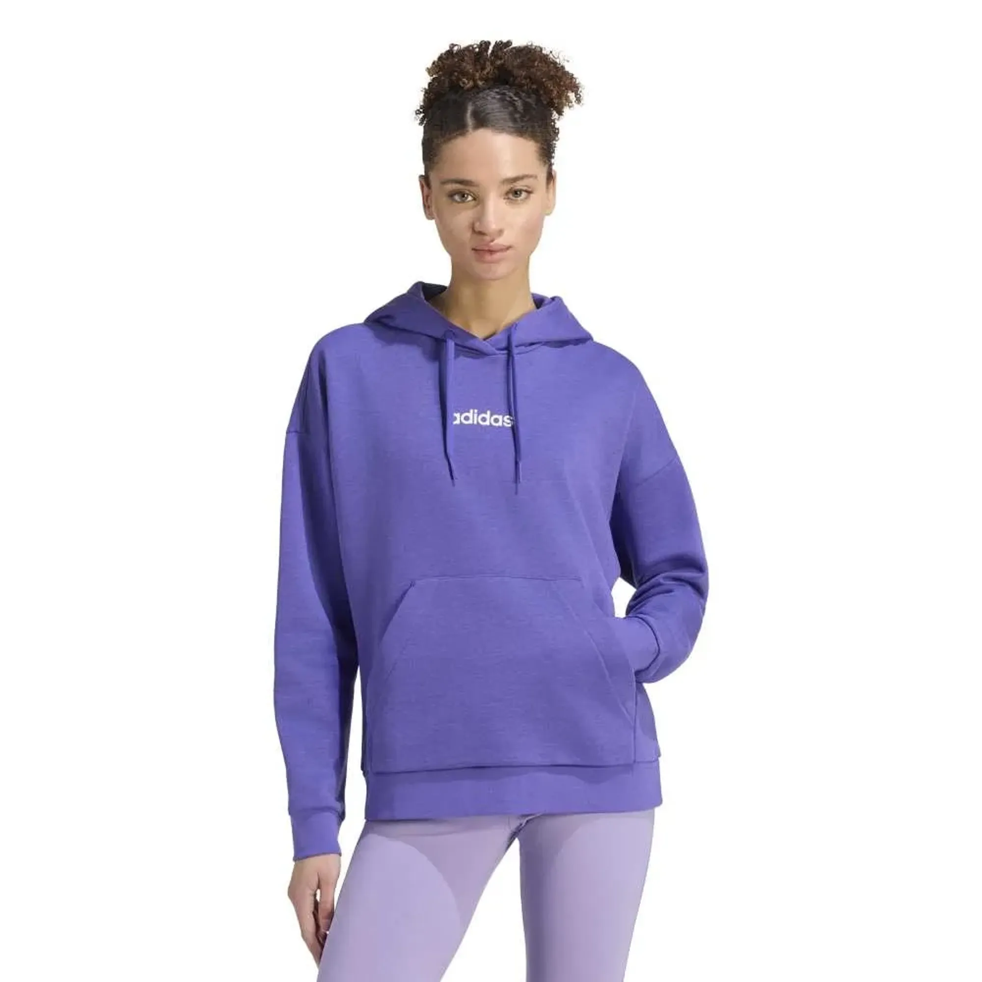 Adidas Essentials Linear Fleece Hoodie