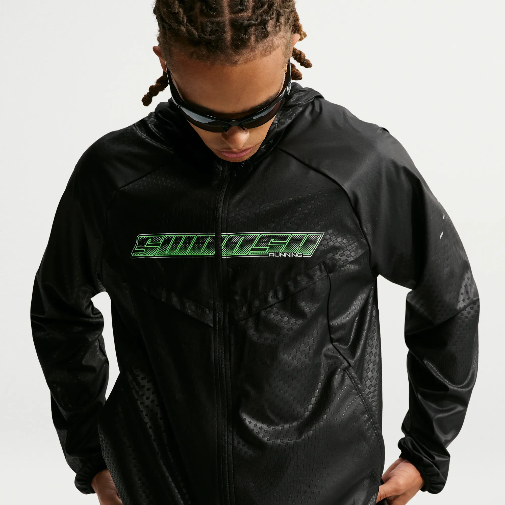 Nike Stride Men's Dri-FIT Running Jacket - Black