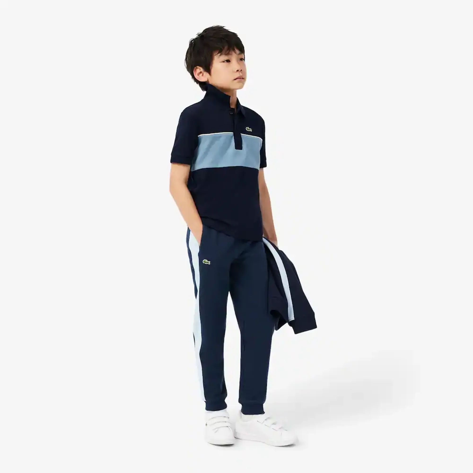 Lacoste Colour-Block Sweatpants - Midnight Blue
