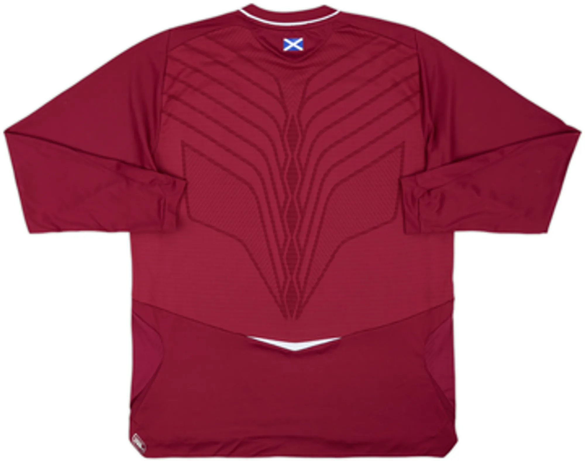 2008-09 Hearts Home L/S Shirt - 5/10 - (L)