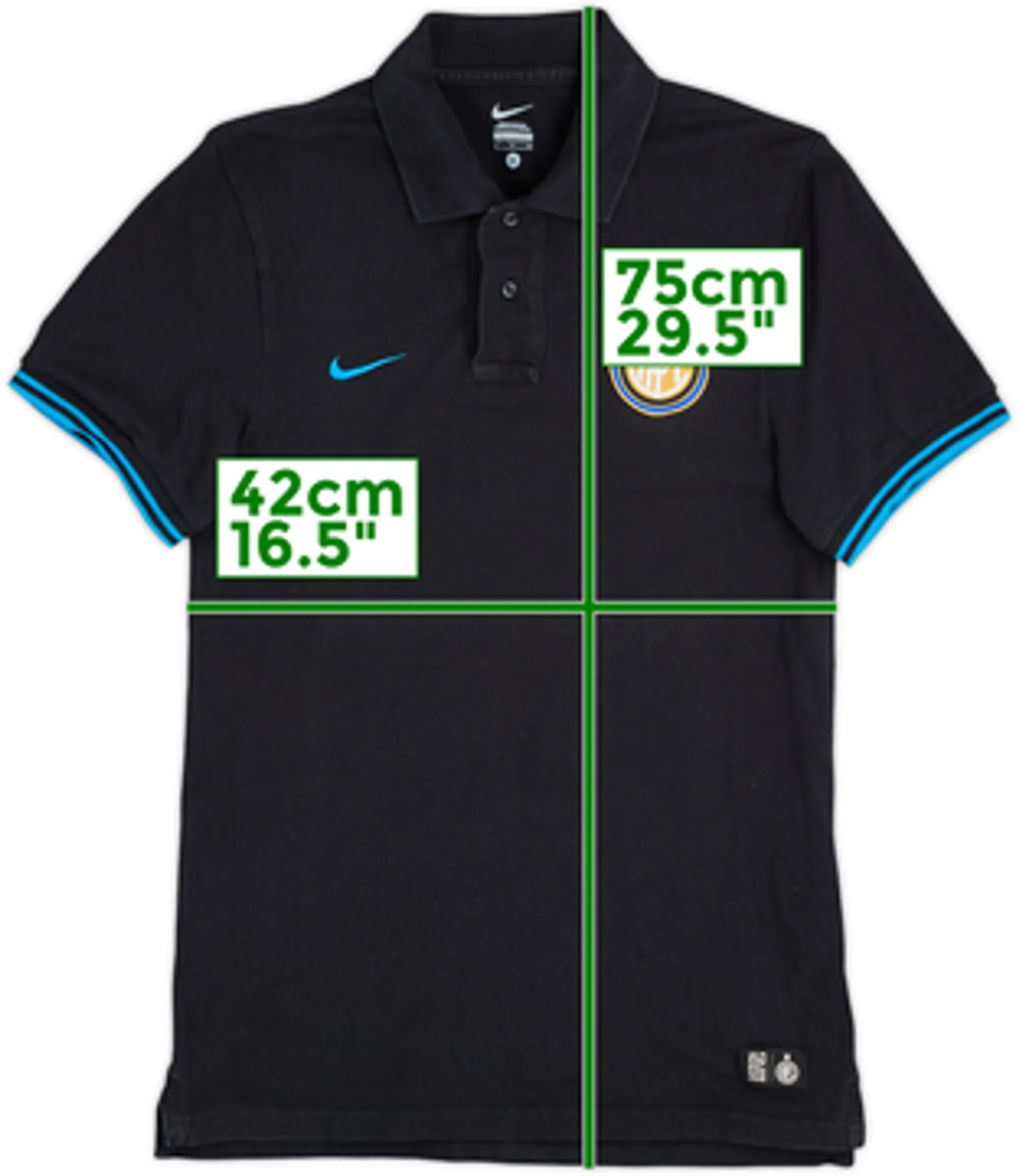 2011-12 Inter Milan Nike Polo Shirt - 8/10 - (S)