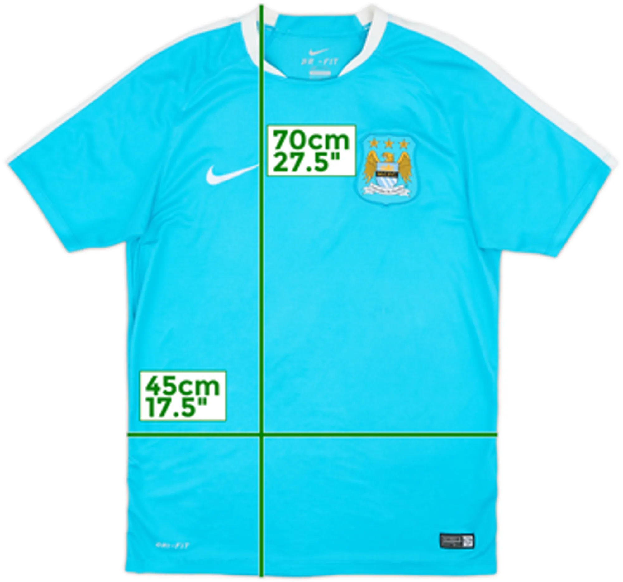 2015-16 Manchester City Nike Training Shirt - 4/10 - (M)