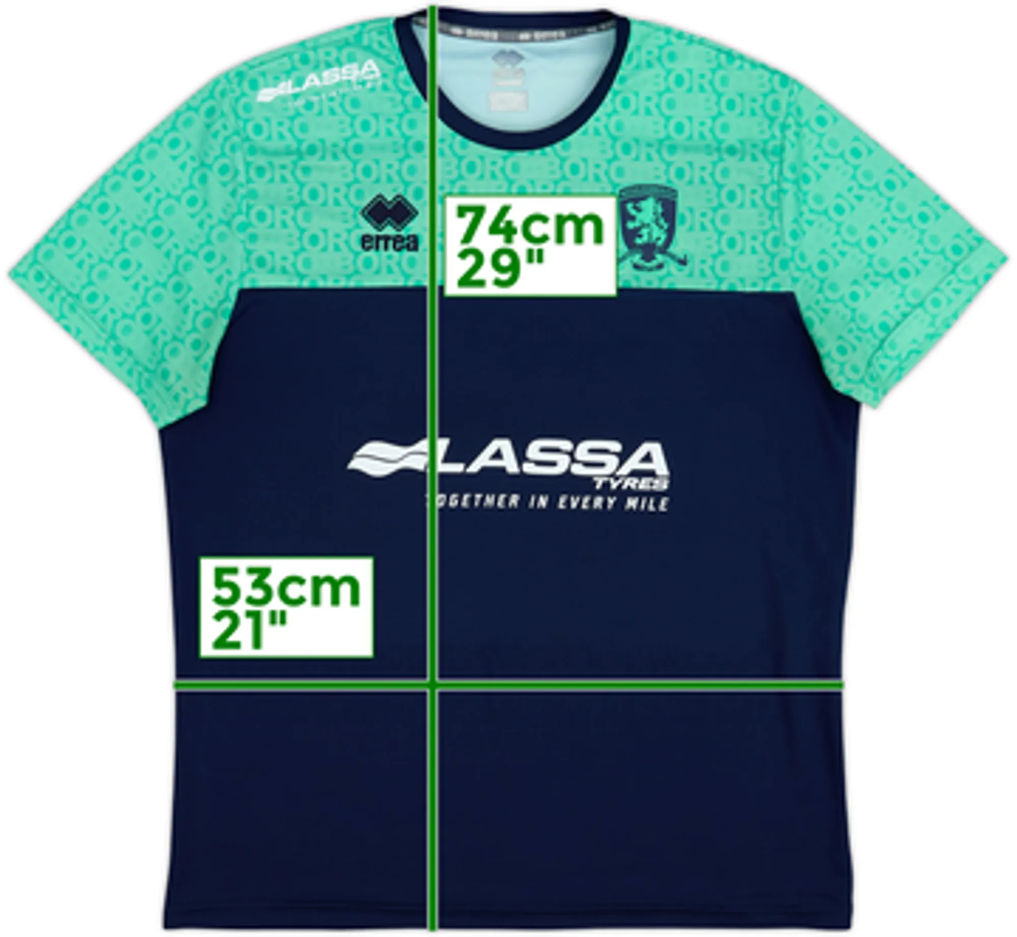 2023-24 Middlesbrough Errea Training Shirt - 8/10 - (L)