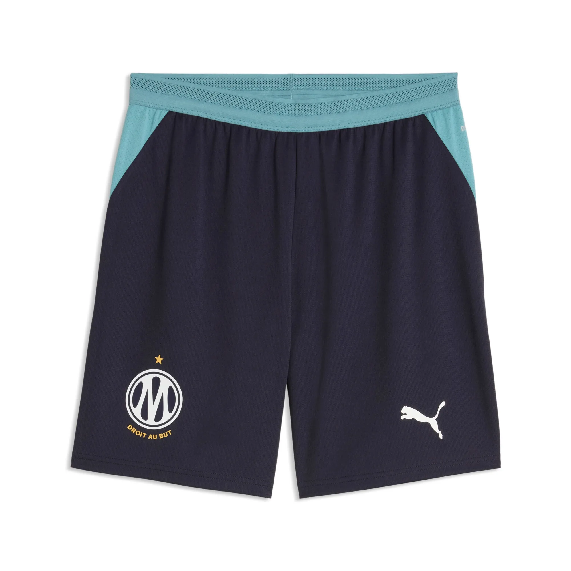 PUMA Olympique de Marseille 26/27 Shorts Youth in Blue | Size 11-12 Youth