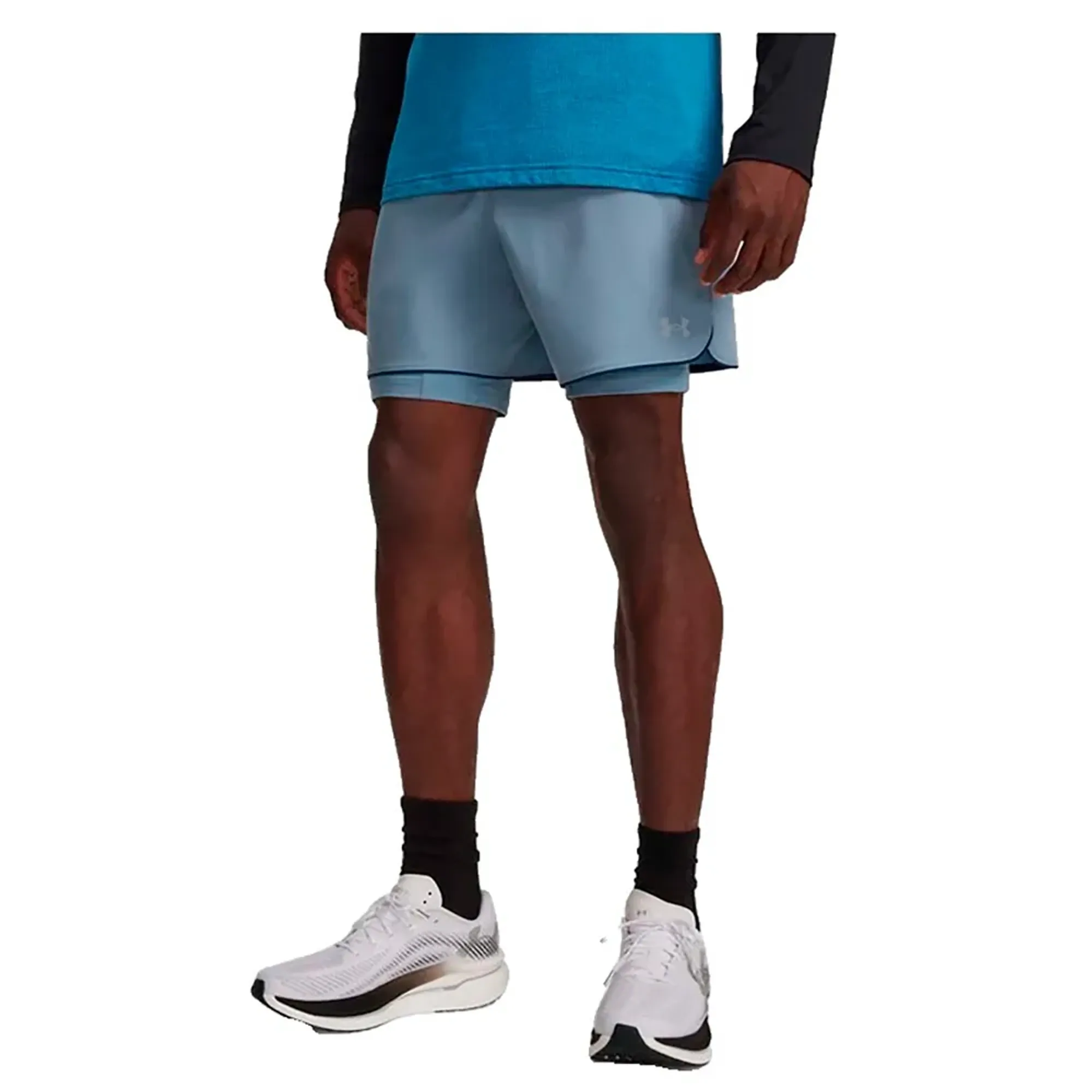 Under Armour  Velociti Pro Men's 2-in-1 Shorts Blue Wind / Reflective L