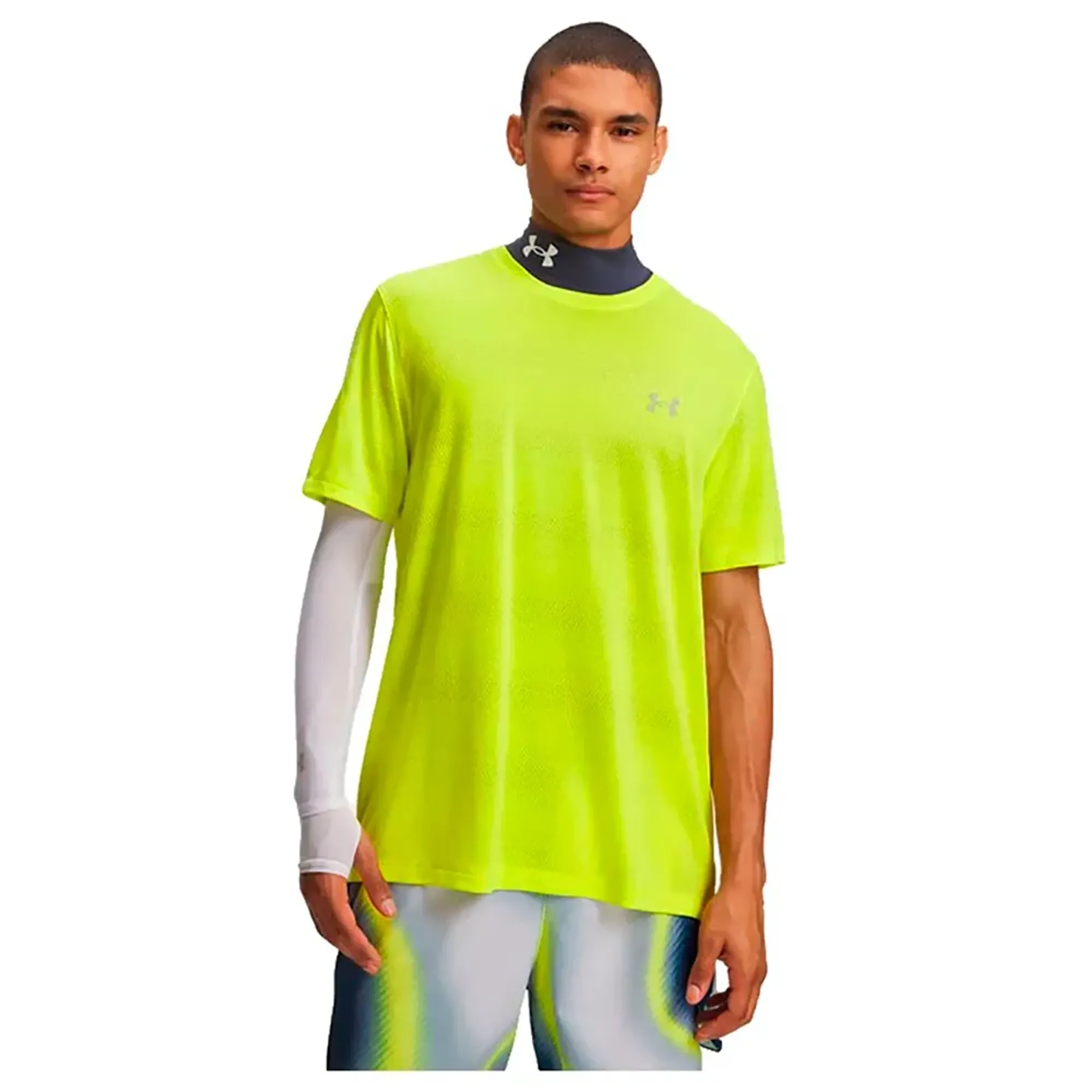 Under Armour  Velociti Men's Short Sleeve Flash Light / Reflective L
