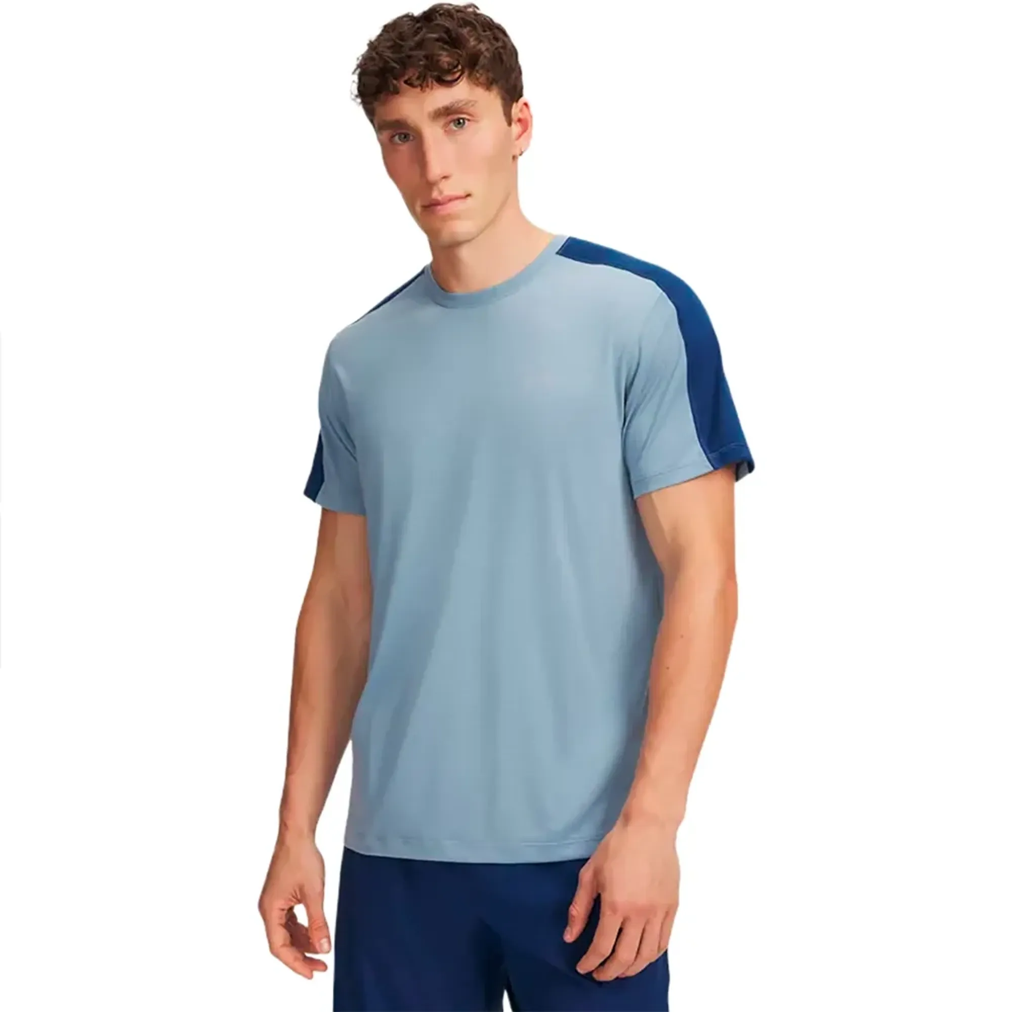 Under Armour  Velociti Reflect Men's Short Sleeve Blue Wind / Blackout Navy / Reflective L