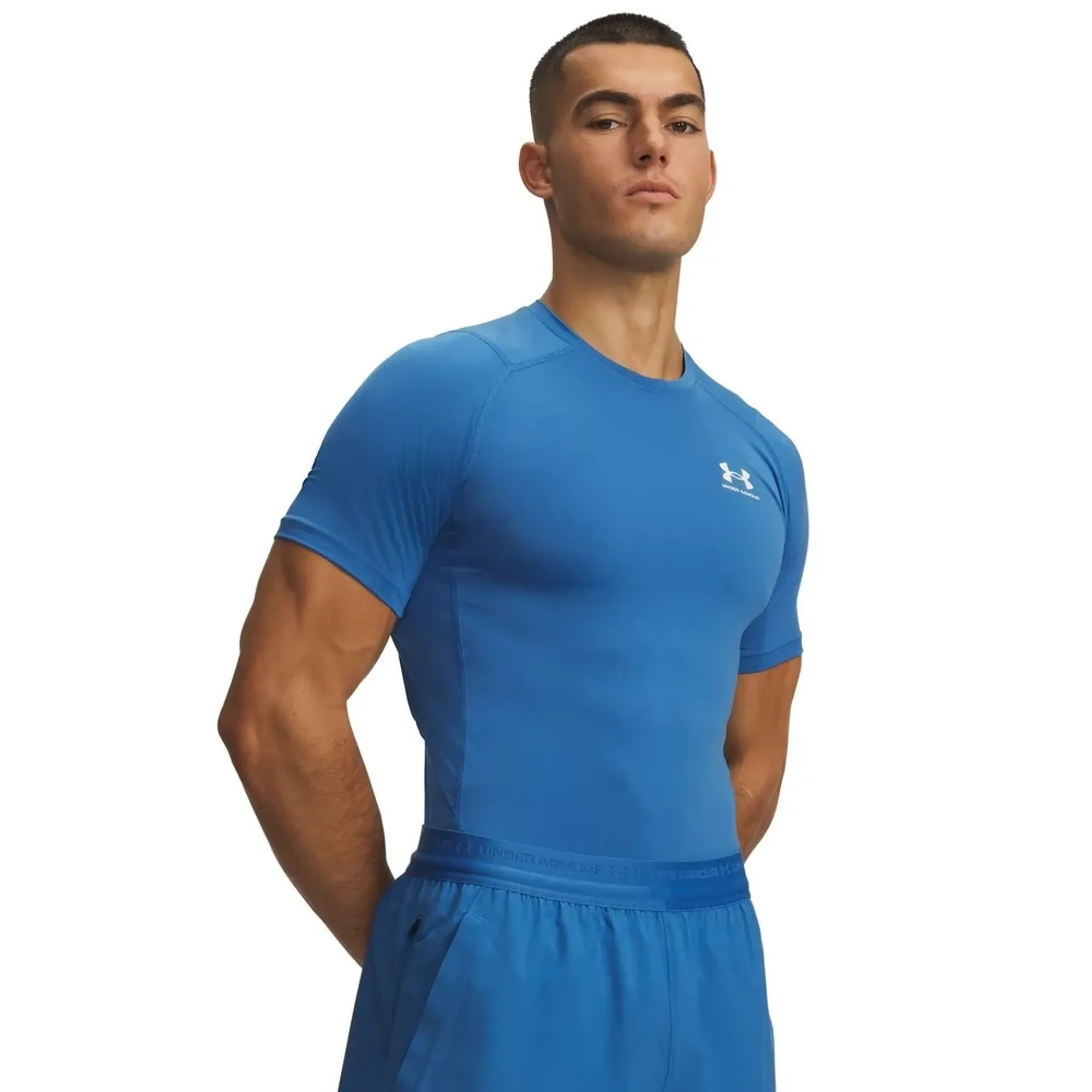 HeatGear® Men's Aegean Blue / White L