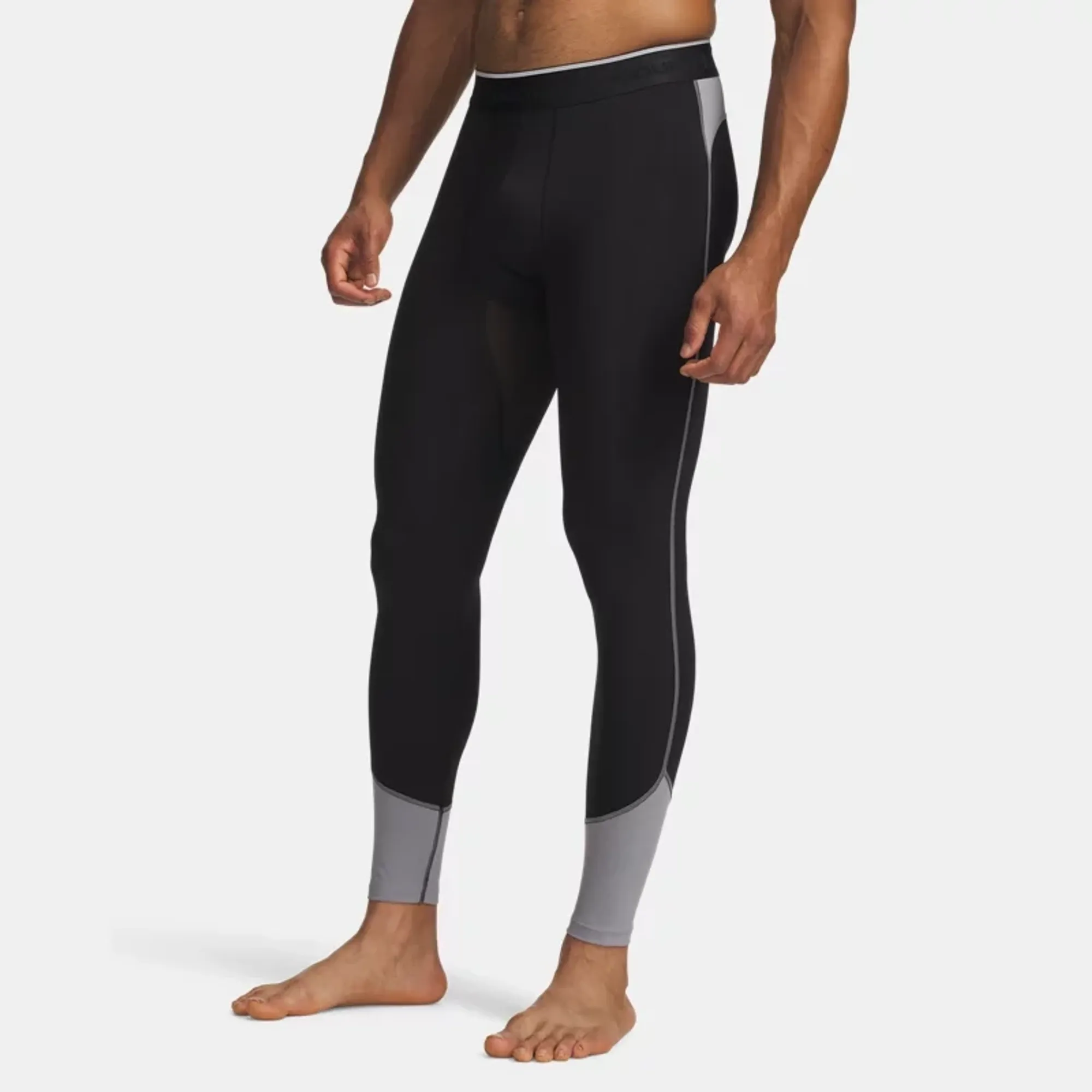HeatGear® Elite Men's Leggings Ultimate Black / Steel / Reflective L