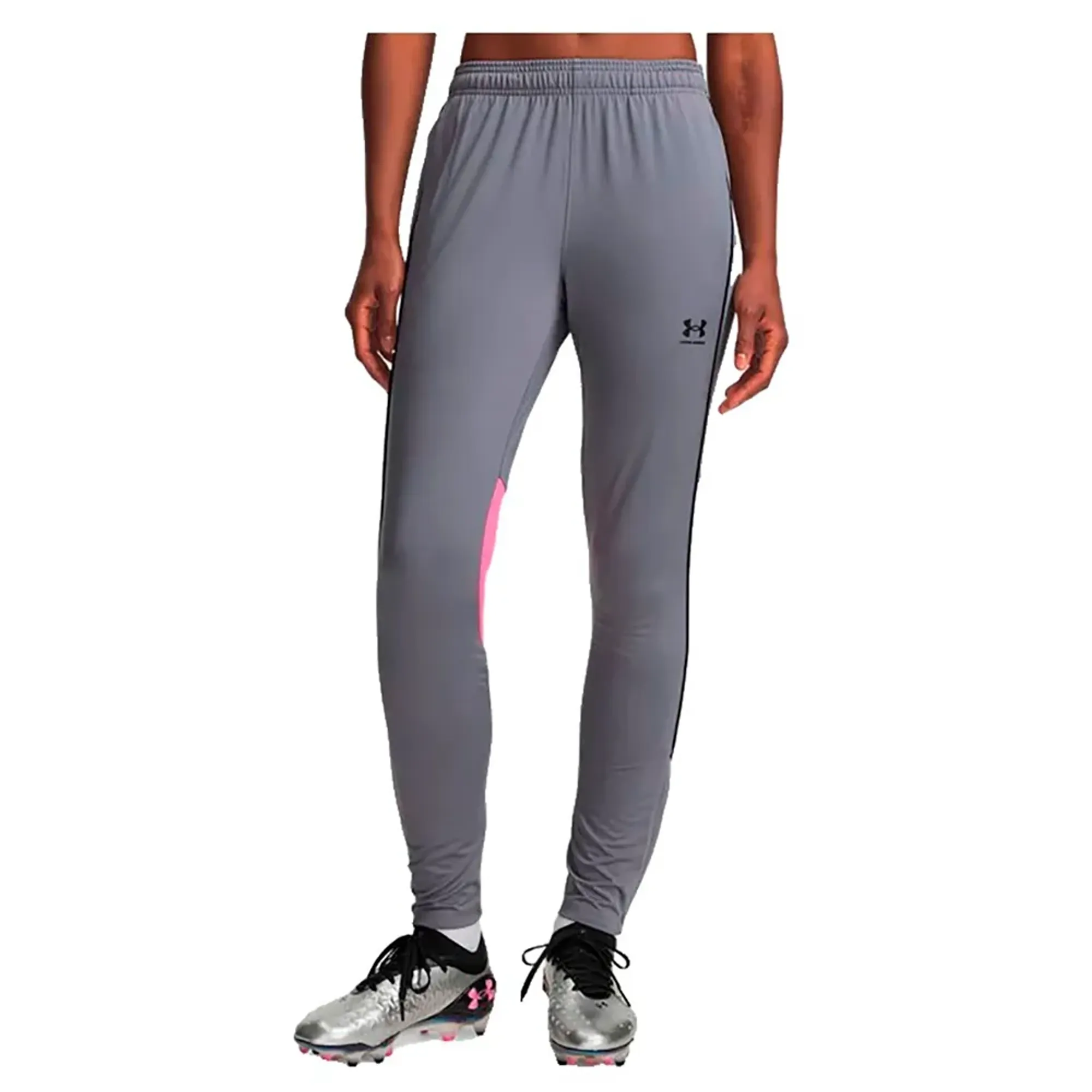 Under Armour  Challenger Training Women's Pants Titan Gray / Pink Frenzy / Black L