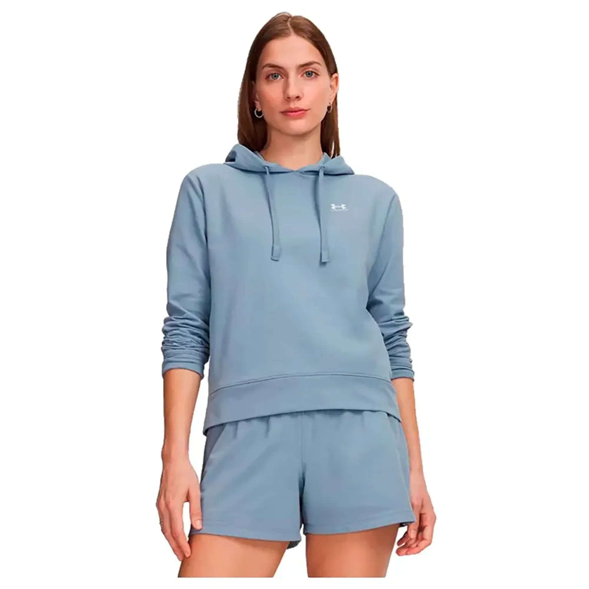 Under Armour  Sport Terry Women's Hoodie Blue Wind / White M
