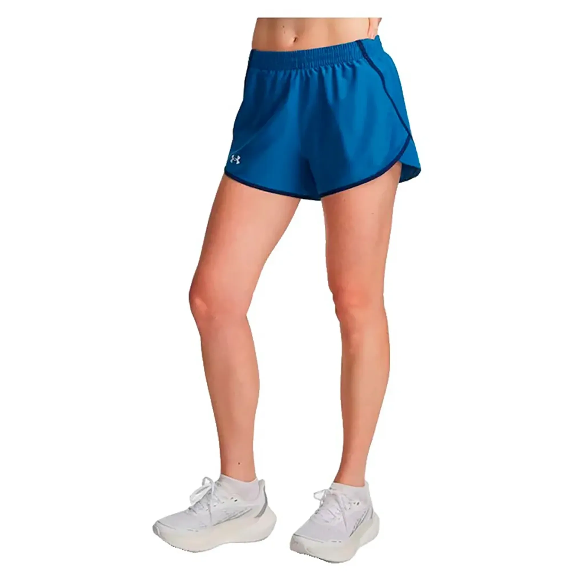 Under Armour  Fly-By Women's 3" Shorts Aegean Blue / Blackout Navy / Reflective L