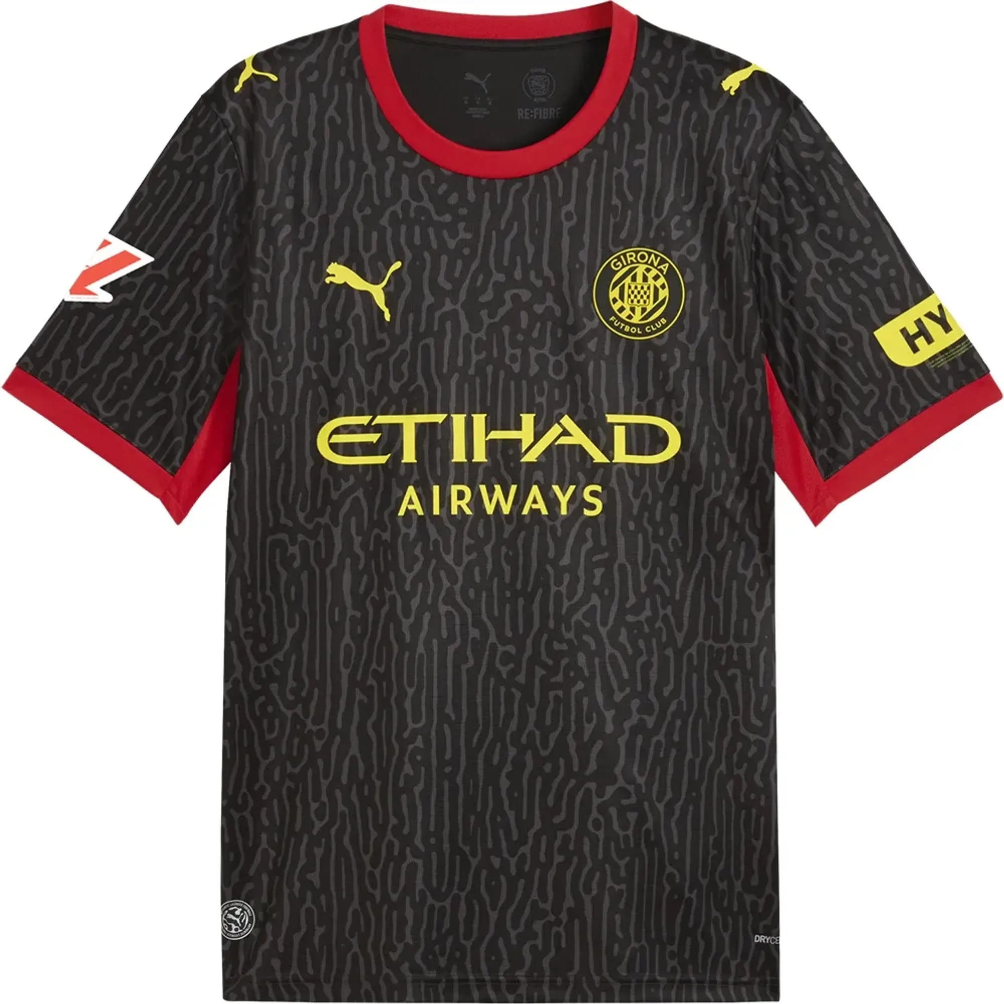 Puma Girona Fc Replica Away Junior Short Sleeve T-shirt