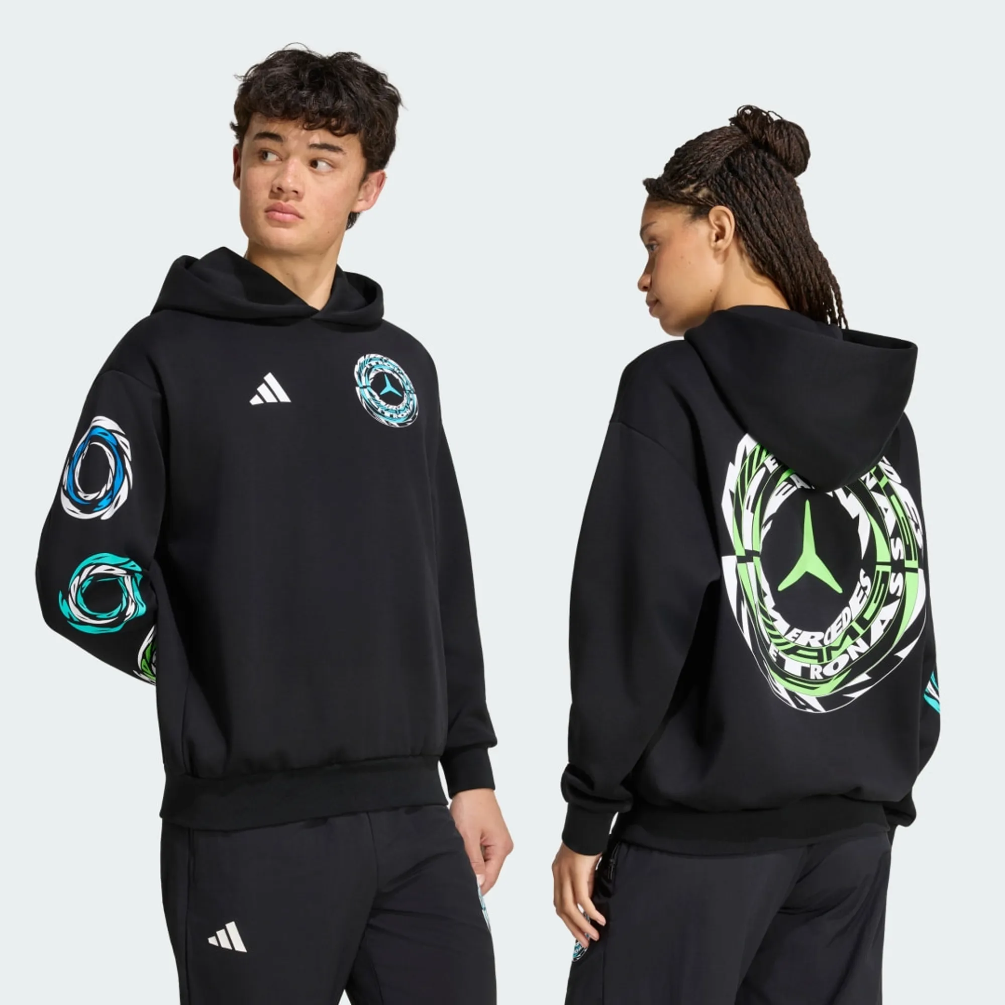 adidas MERCEDES - AMG PETRONAS FORMULA 1 TEAM LIGHTS ON HOOD Sweatshirt