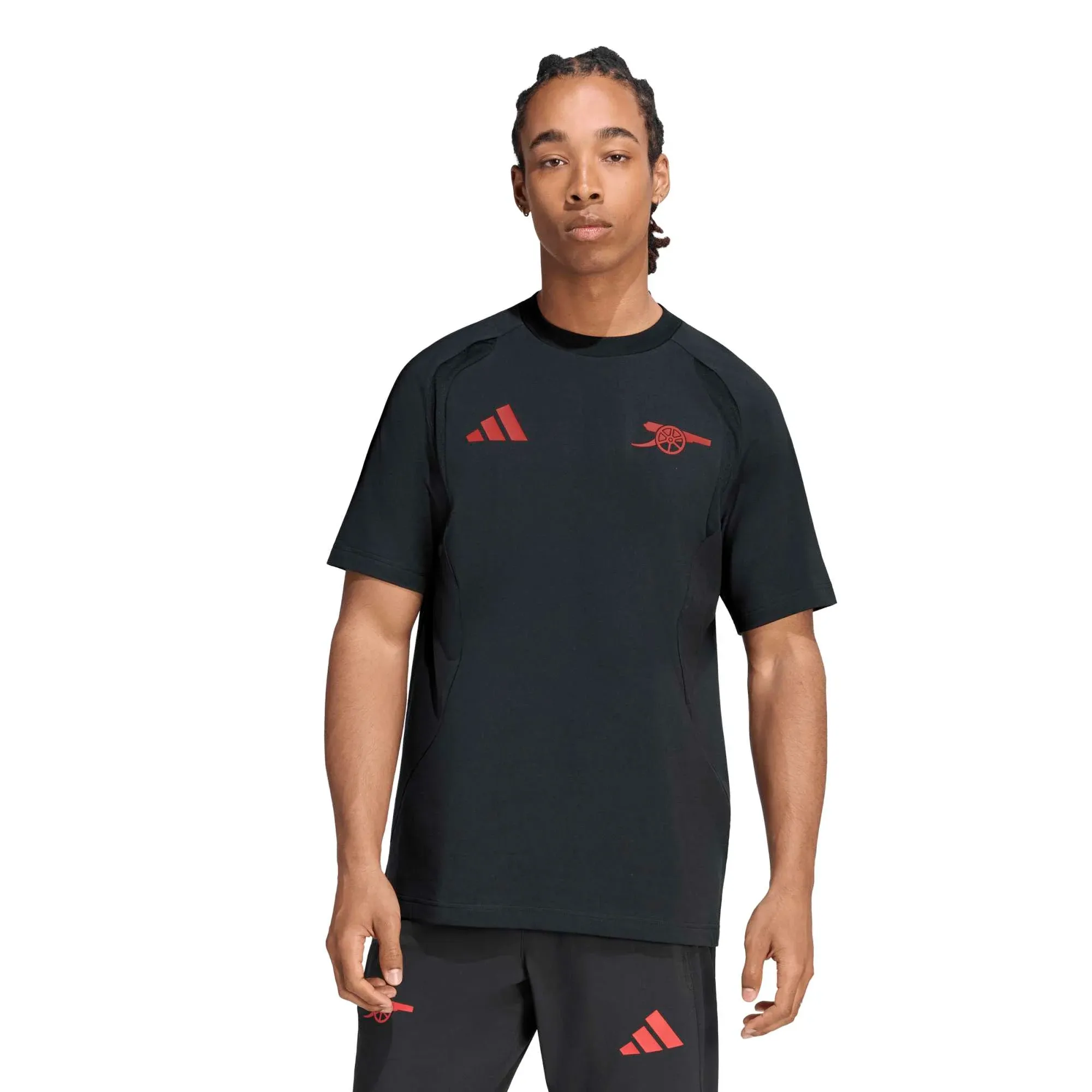 Arsenal adidas Tiro Travel T-Shirt - Black