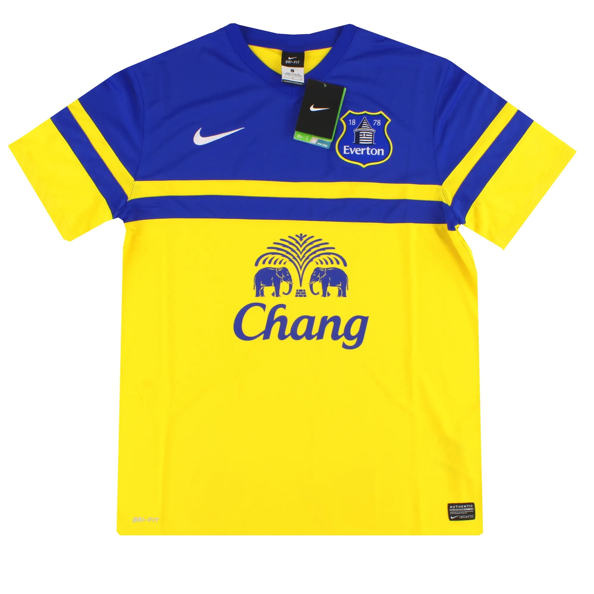 2013-14 Everton Nike Away Shirt *w/tags* L - Everton / w/tags 