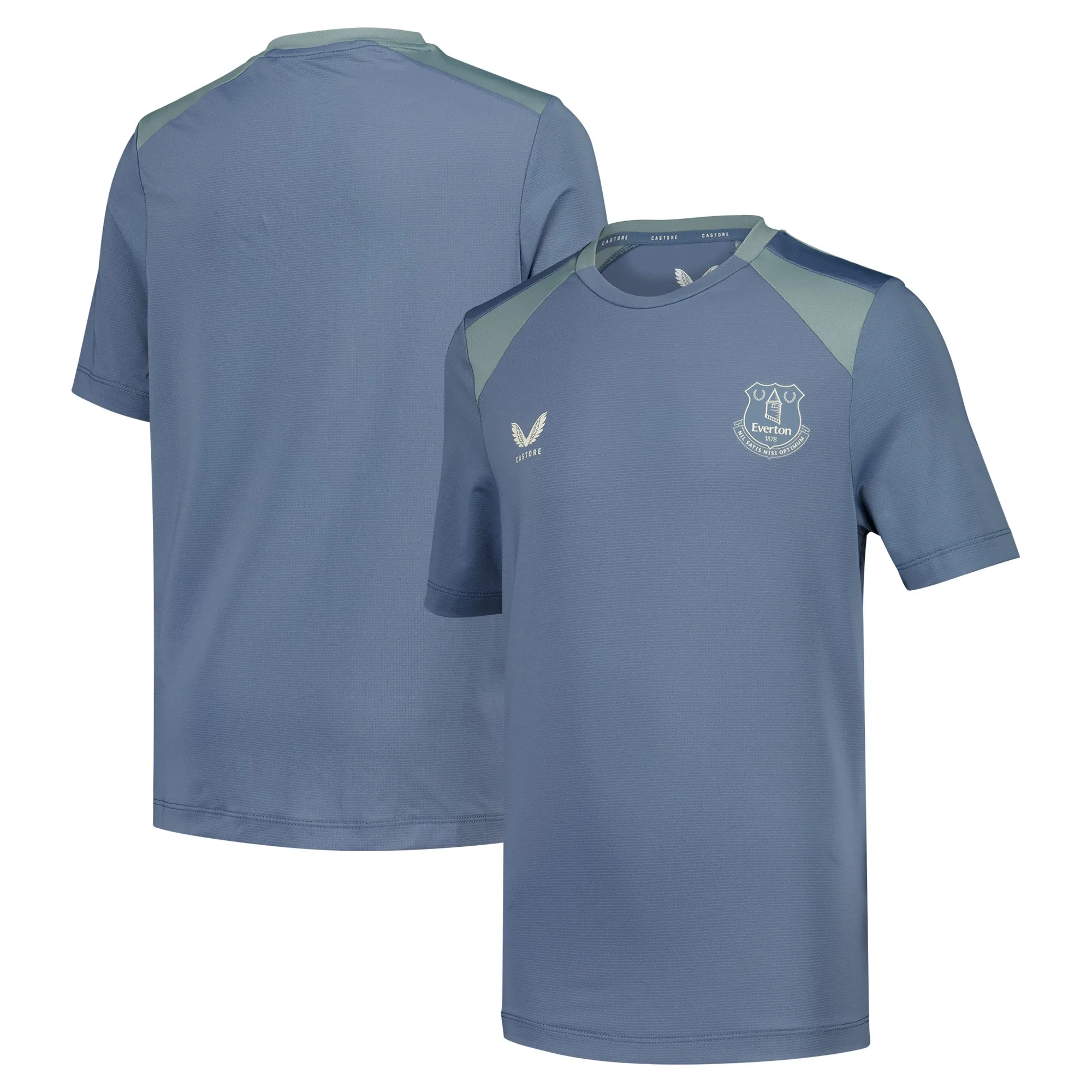 Everton Castore Players Training Top - Blue - Kids