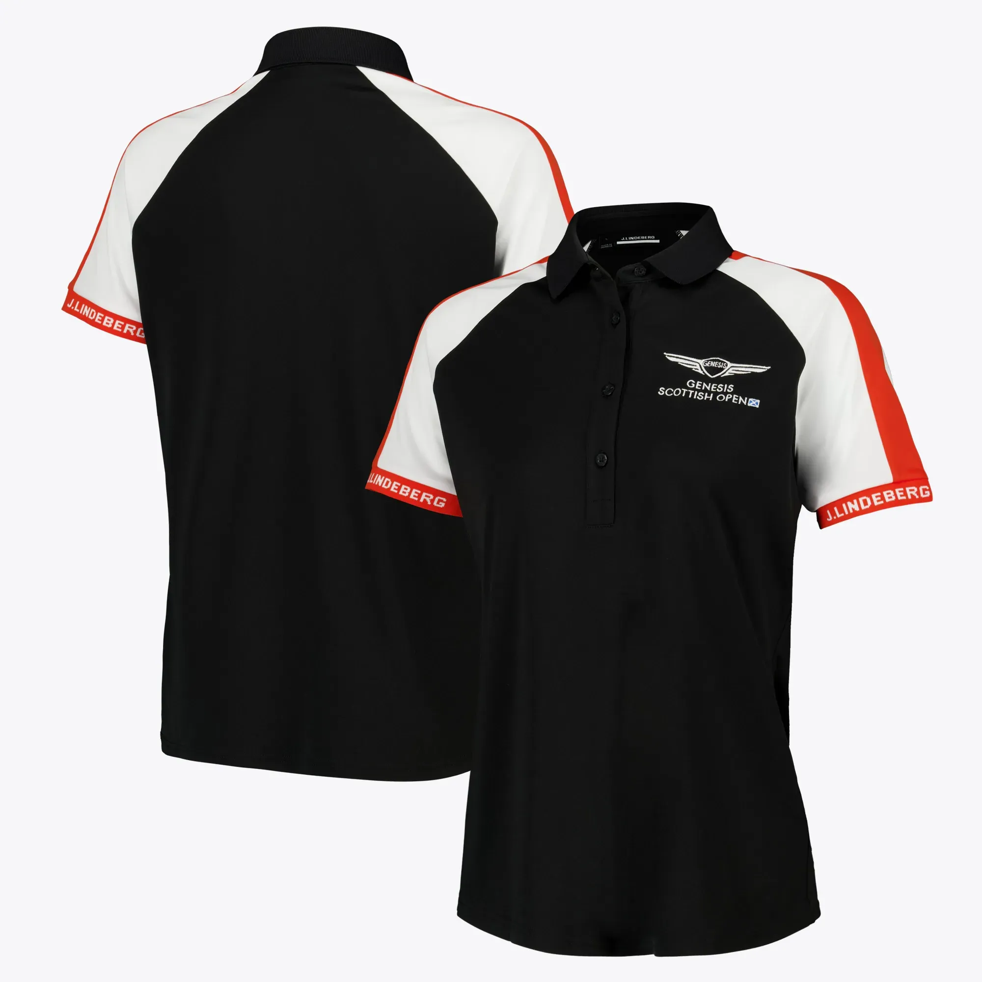 Genesis Scottish Open J.Lindeberg Perinne Polo Shirt - Black - Womens