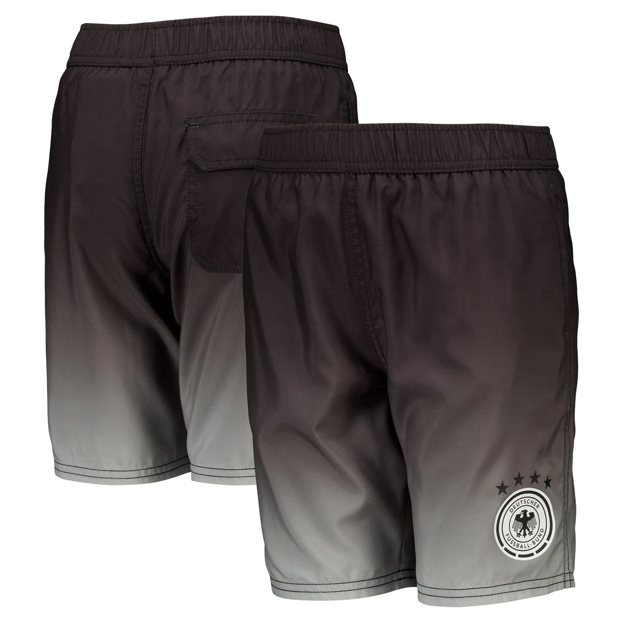 DFB Ombre Quick Dry Shorts - Black - Youth