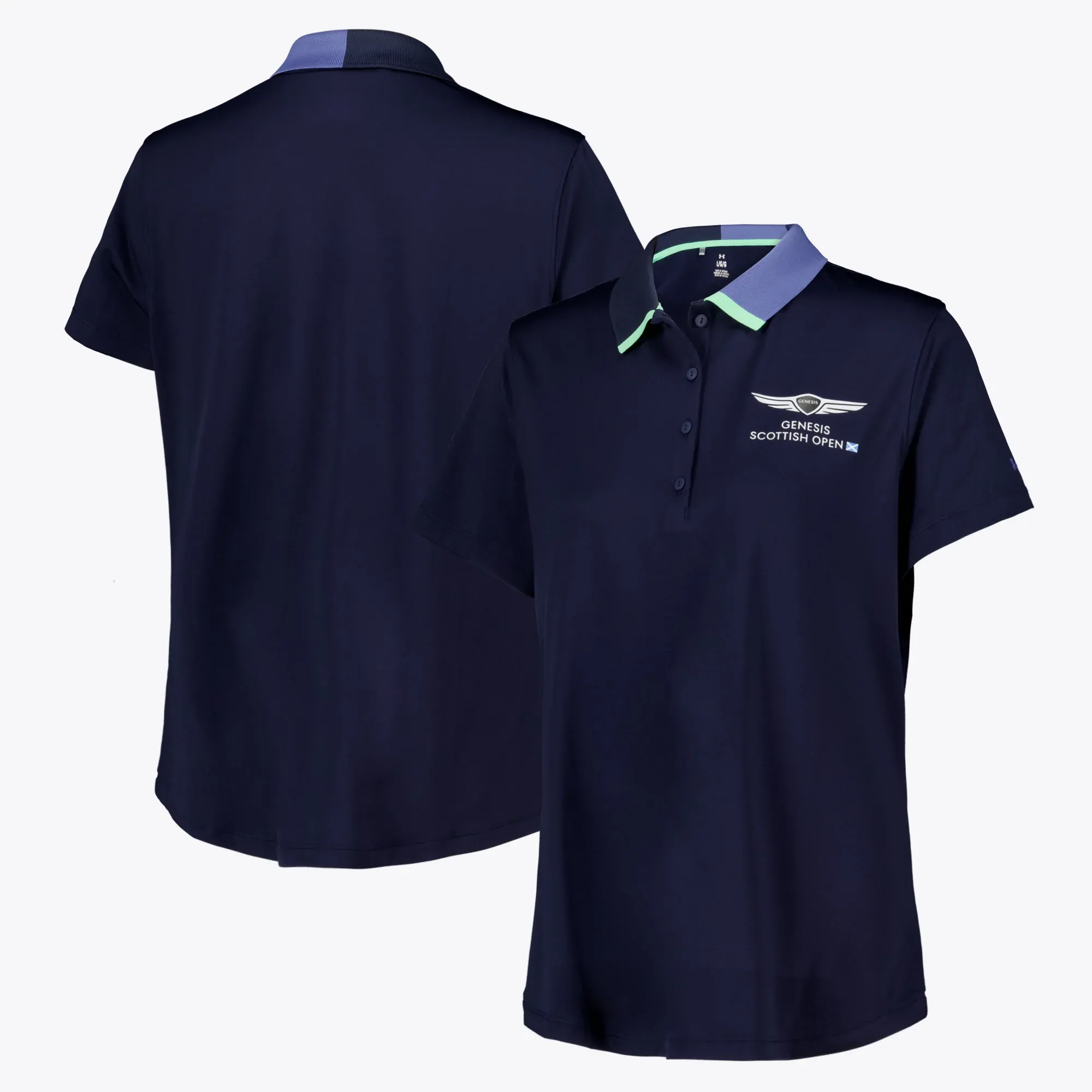 Genesis Scottish Open Under Armour Polo Shirt - Navy - Womens